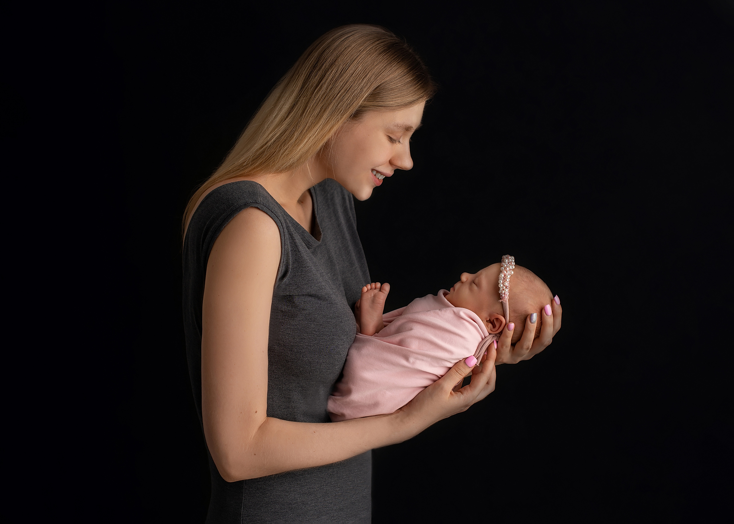 Валенька 7 дней. Фотограф новорожденных Краснодар Малышенко Надежда