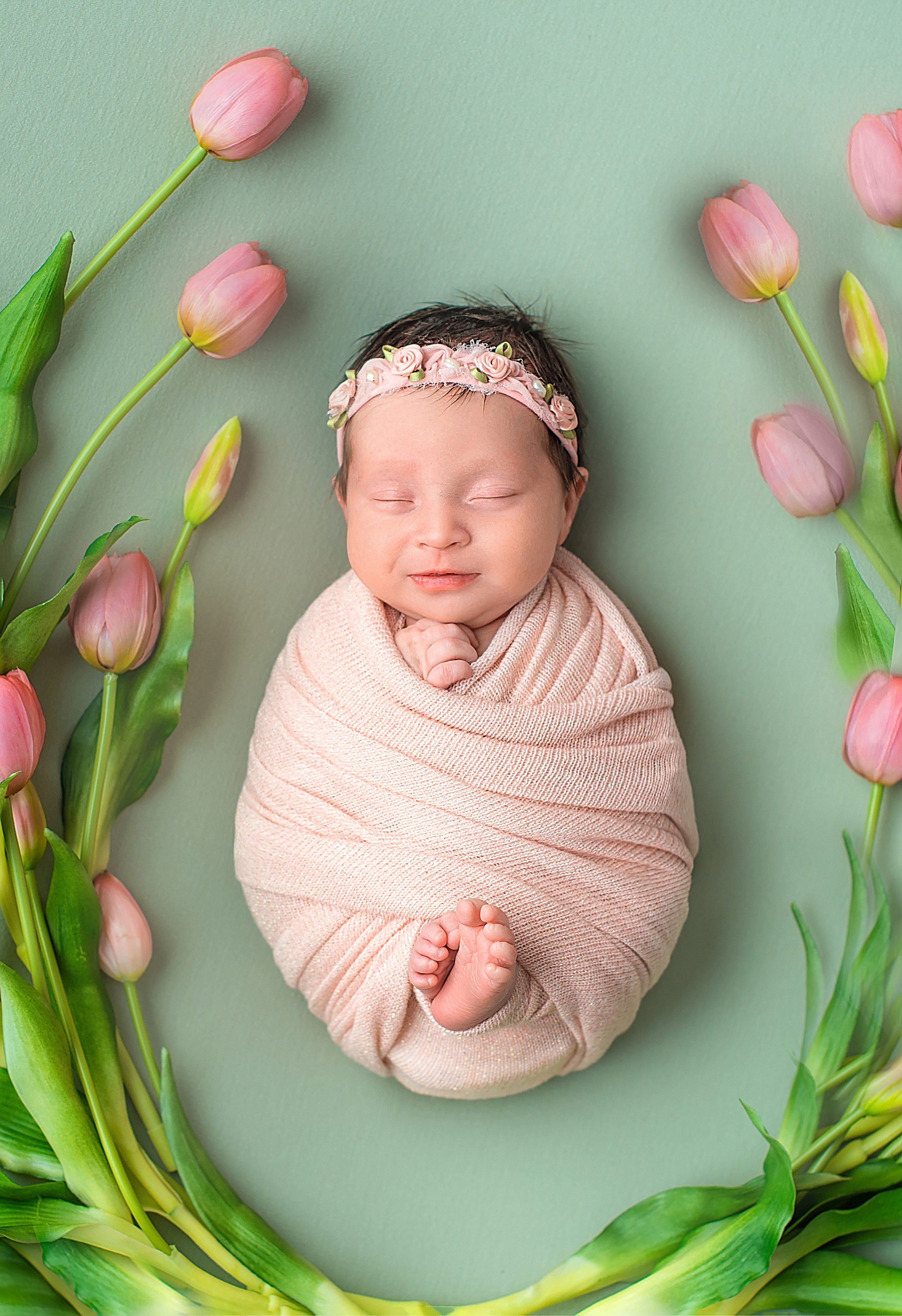 Александра 14 дней. Фотограф новорожденных Краснодар Малышенко Надежда