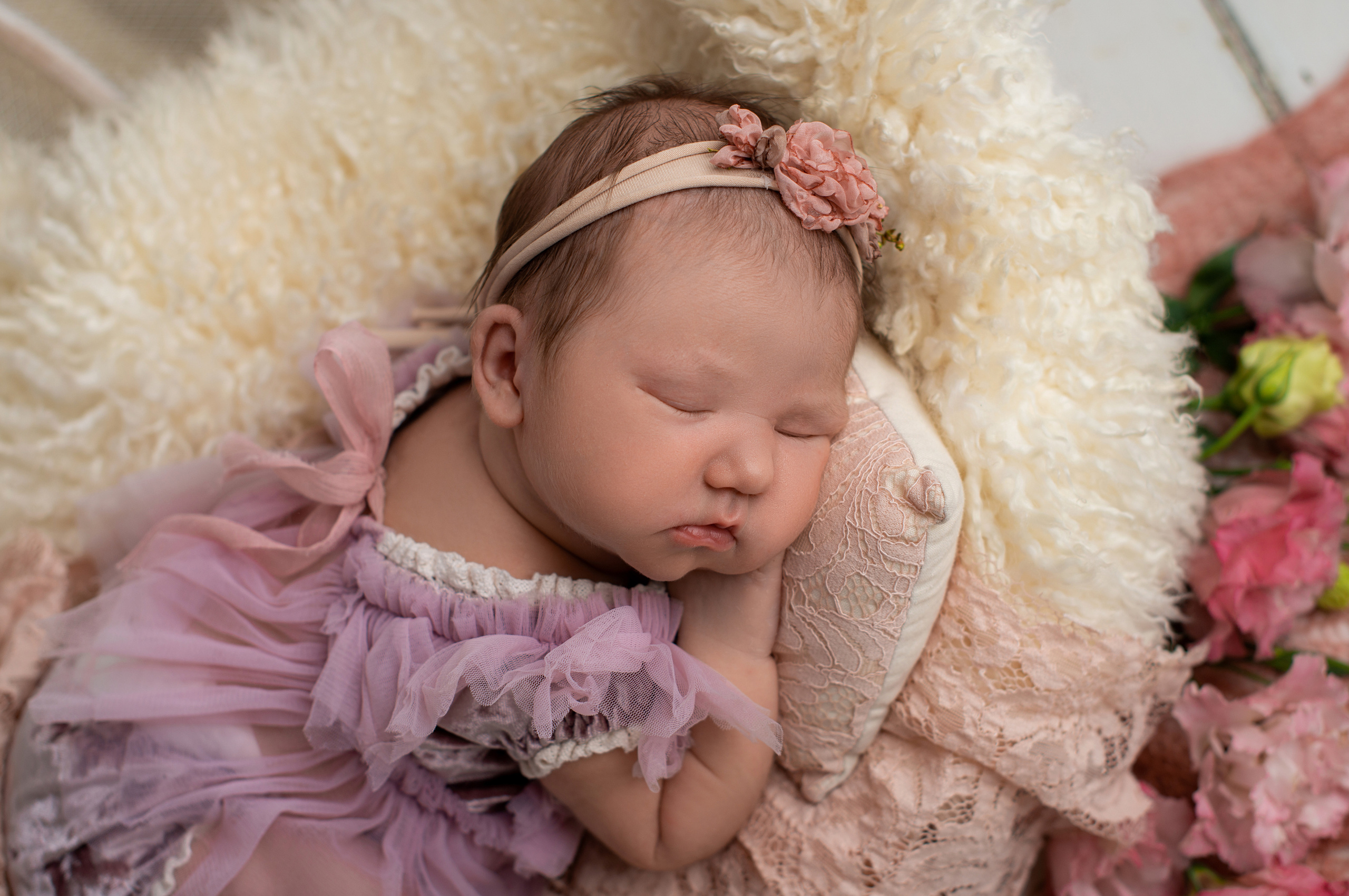 Ева 11 дней. Фотограф новорожденных Краснодар Малышенко Надежда