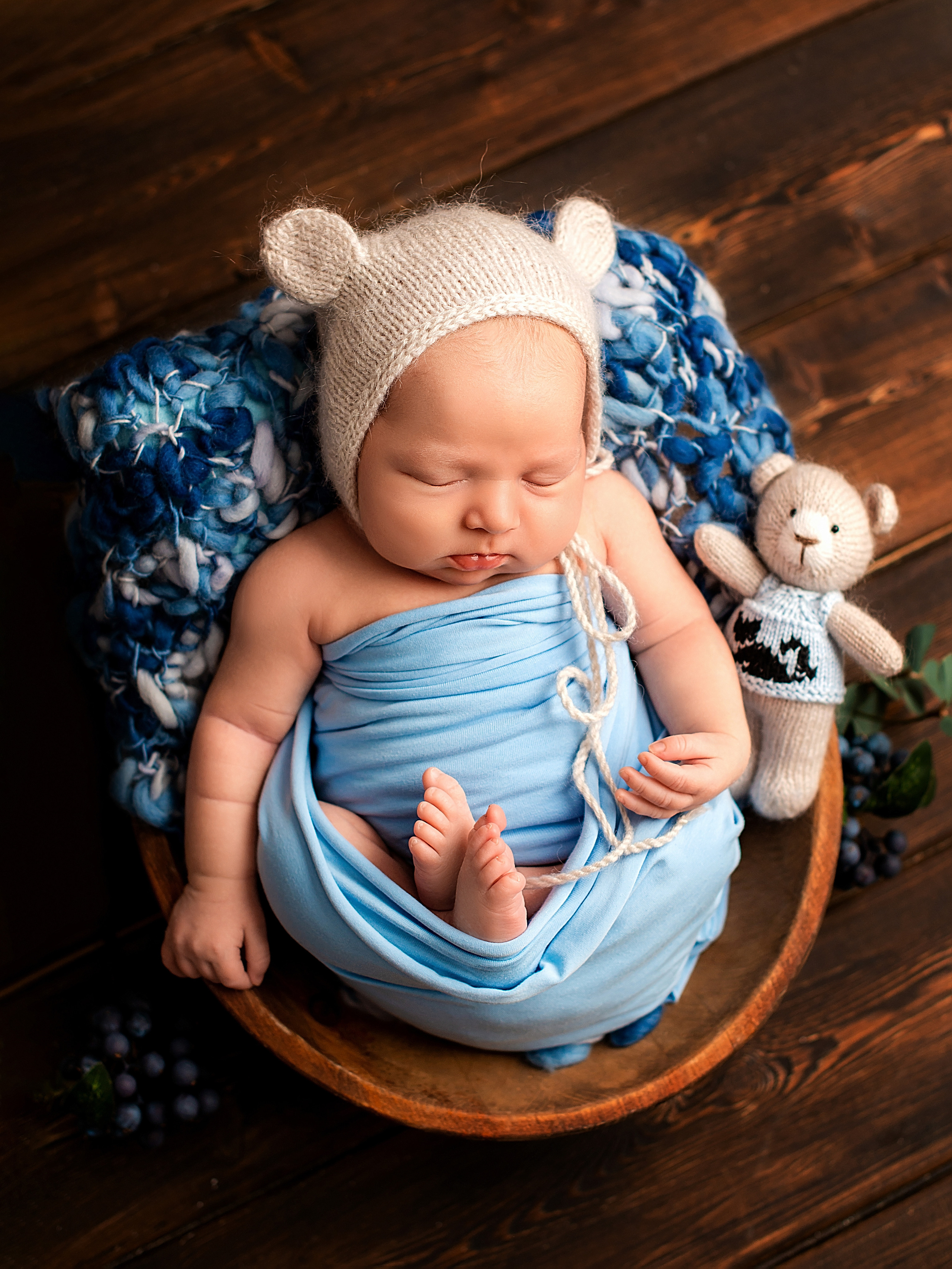 Марк 14 дней. Фотограф новорожденных Краснодар Малышенко Надежда