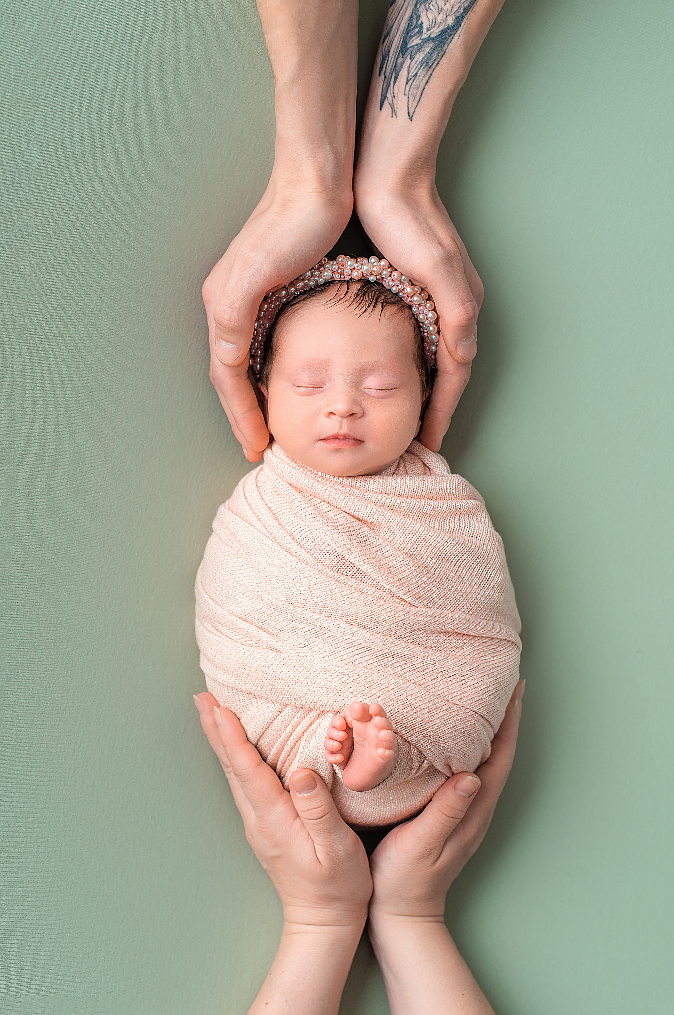 Александра 14 дней. Фотограф новорожденных Краснодар Малышенко Надежда