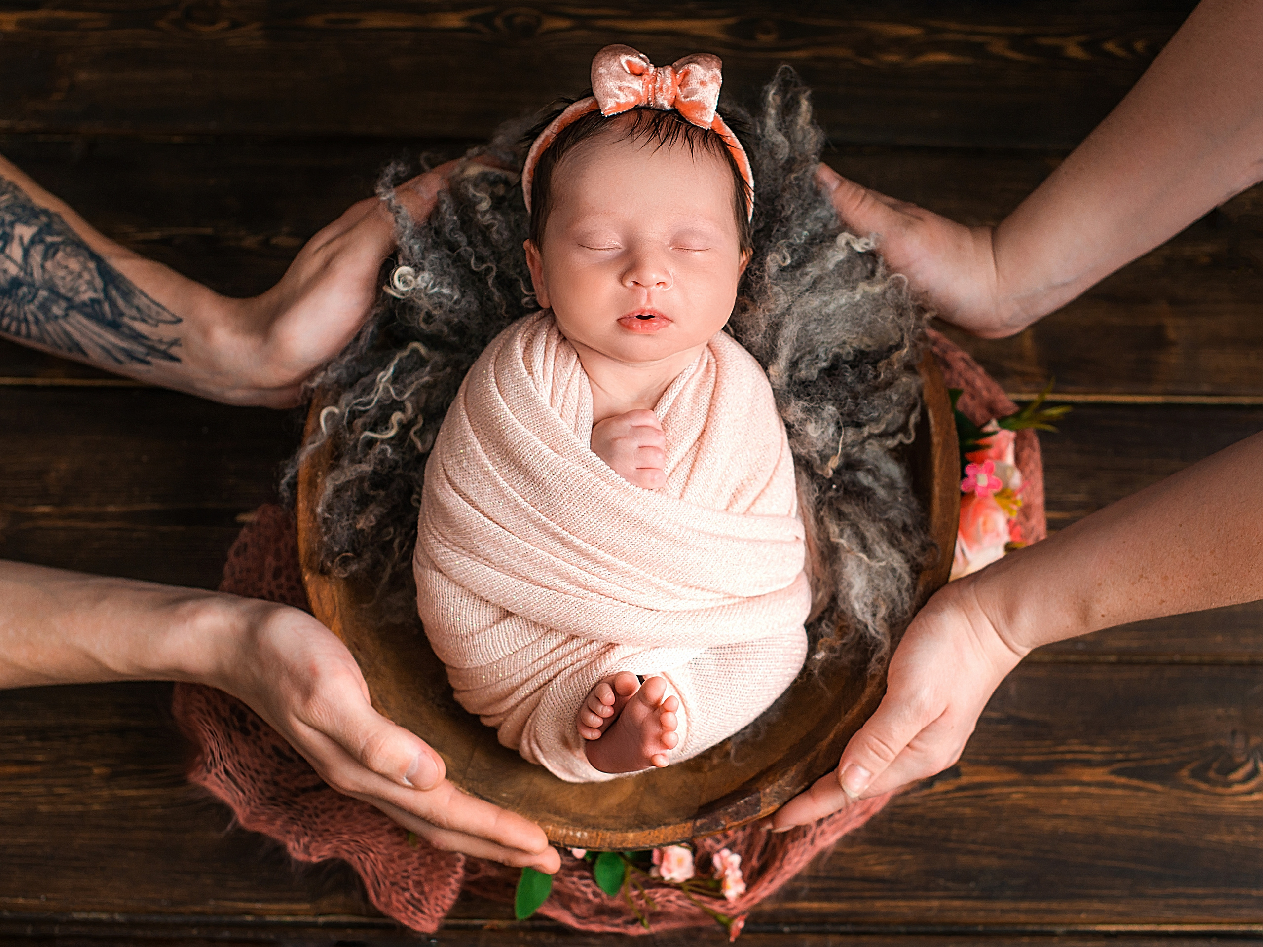 Александра 14 дней. Фотограф новорожденных Краснодар Малышенко Надежда
