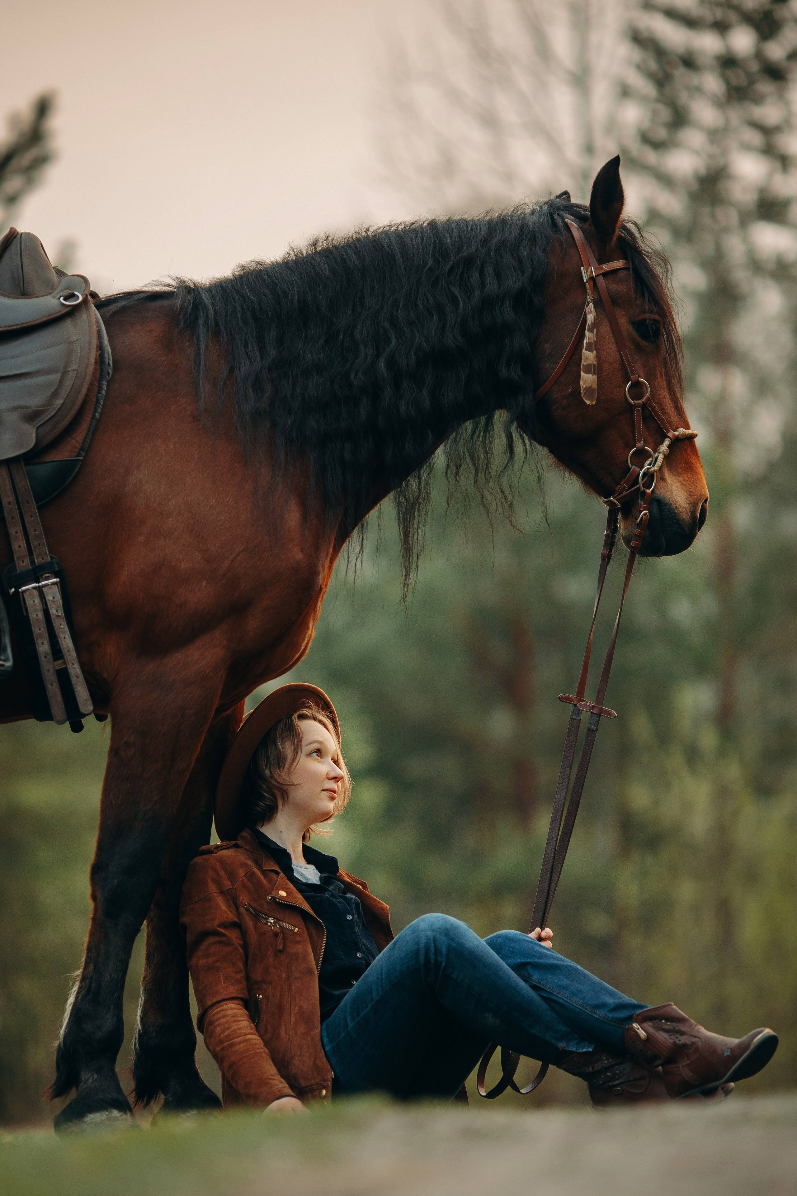 Сашенька и Талисман. Анна Молчанова конный фотограф в Тюмени | фотосессии с лошадьми Тюмень
