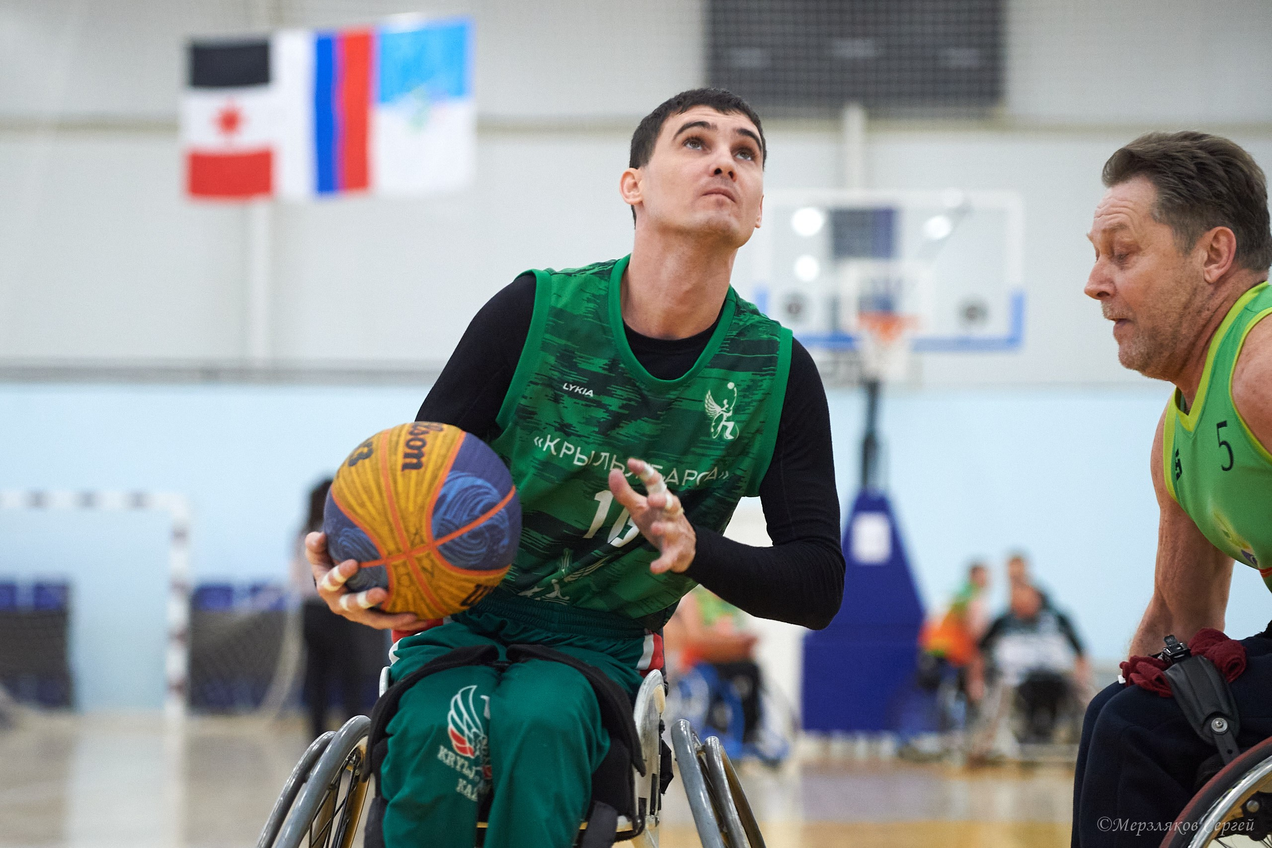 X традиционный Рождественский турнир по баскетболу на колясках. Ижевск. Спортивный репортажный фотограф в Ижевске Сергей Мерзляков