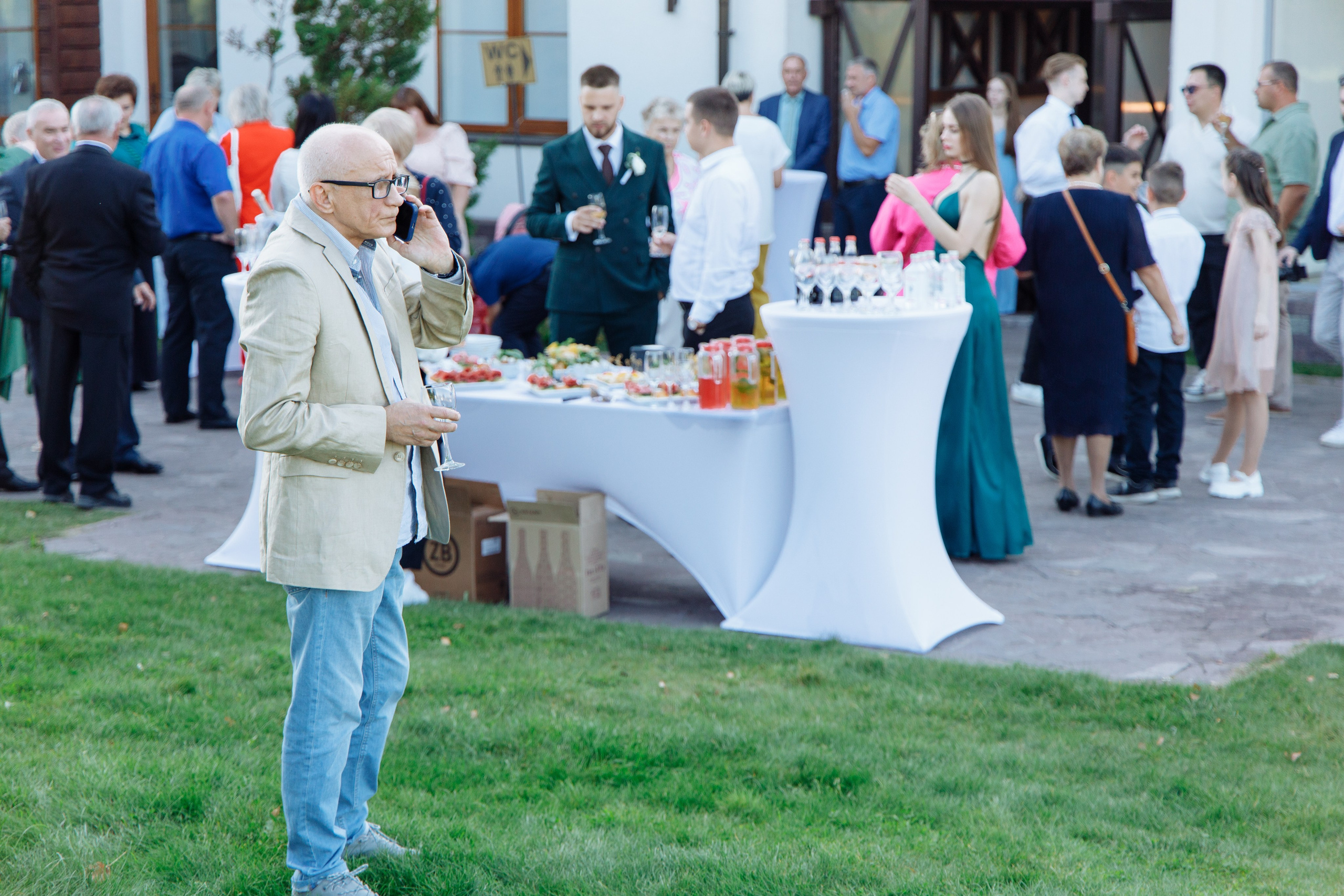 Выездная церемонию в гольф-клубе Сорочаны. Свадебный фотограф Кирилл Шустров