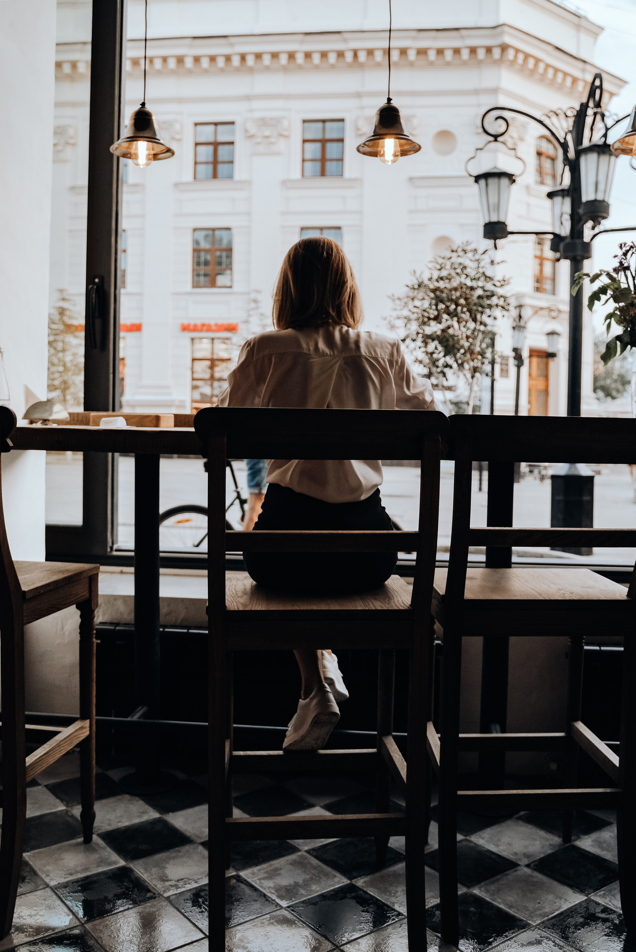 Ольга s t r e e t. Контент фотограф в Москве Кулич Настя