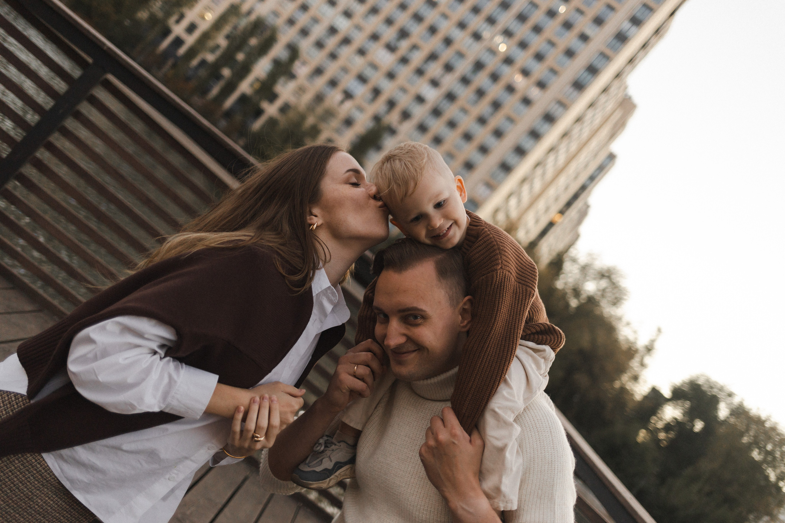 Илья, Марина и Максим. Семейный фотограф в Москве