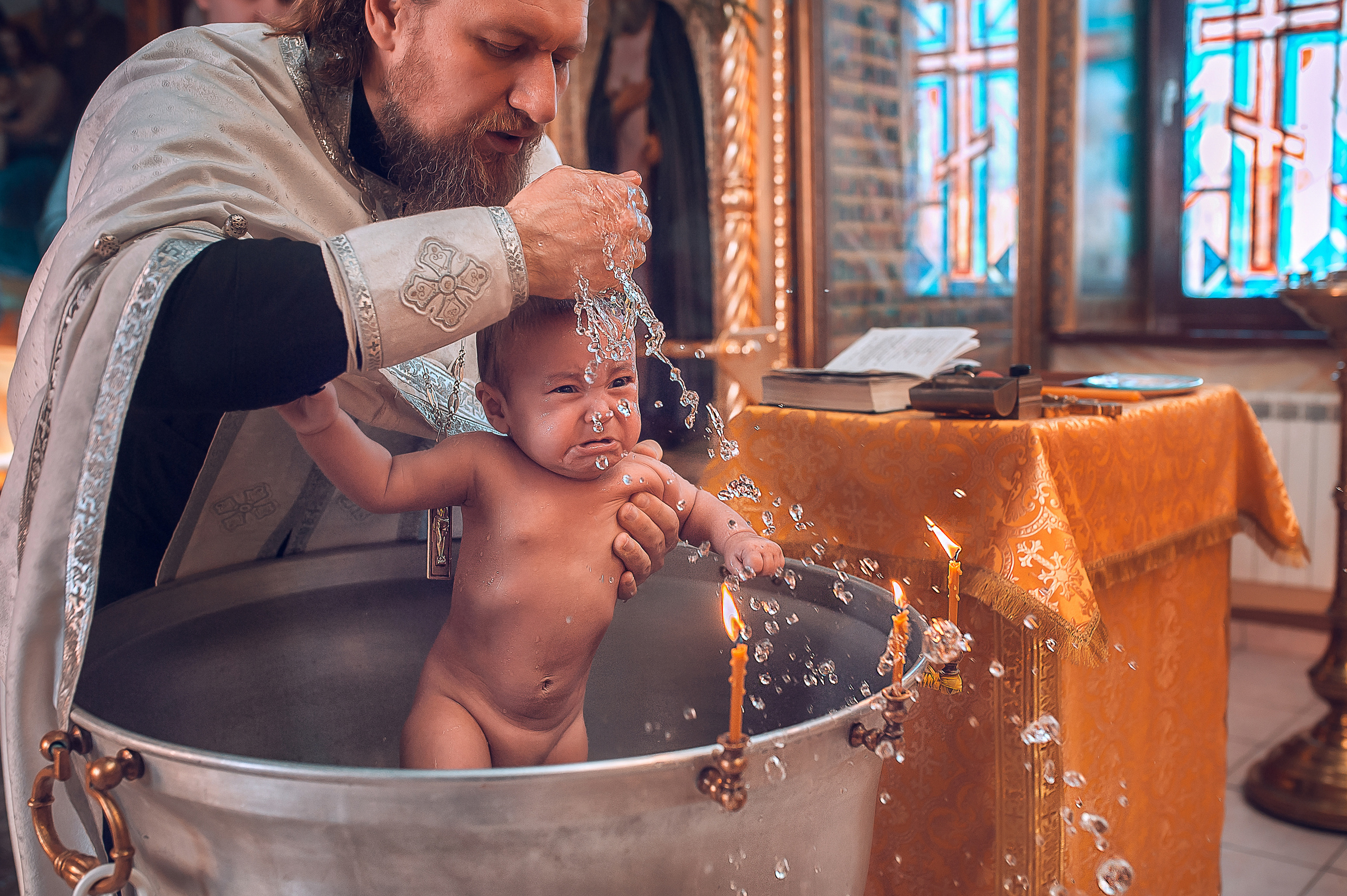 Таинство крещения. Фотограф на Крещение