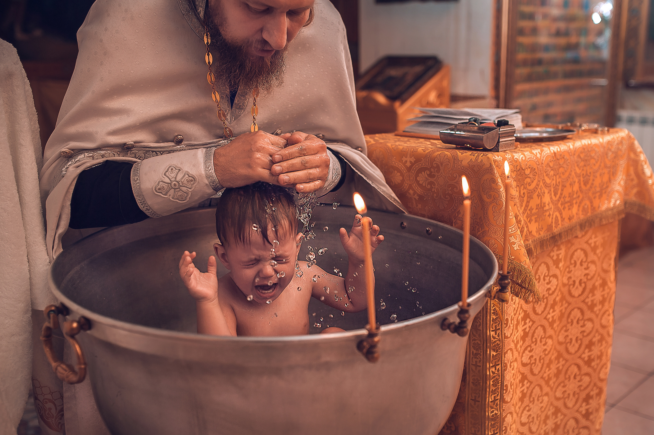 Таинство крещения. Фотограф на Крещение