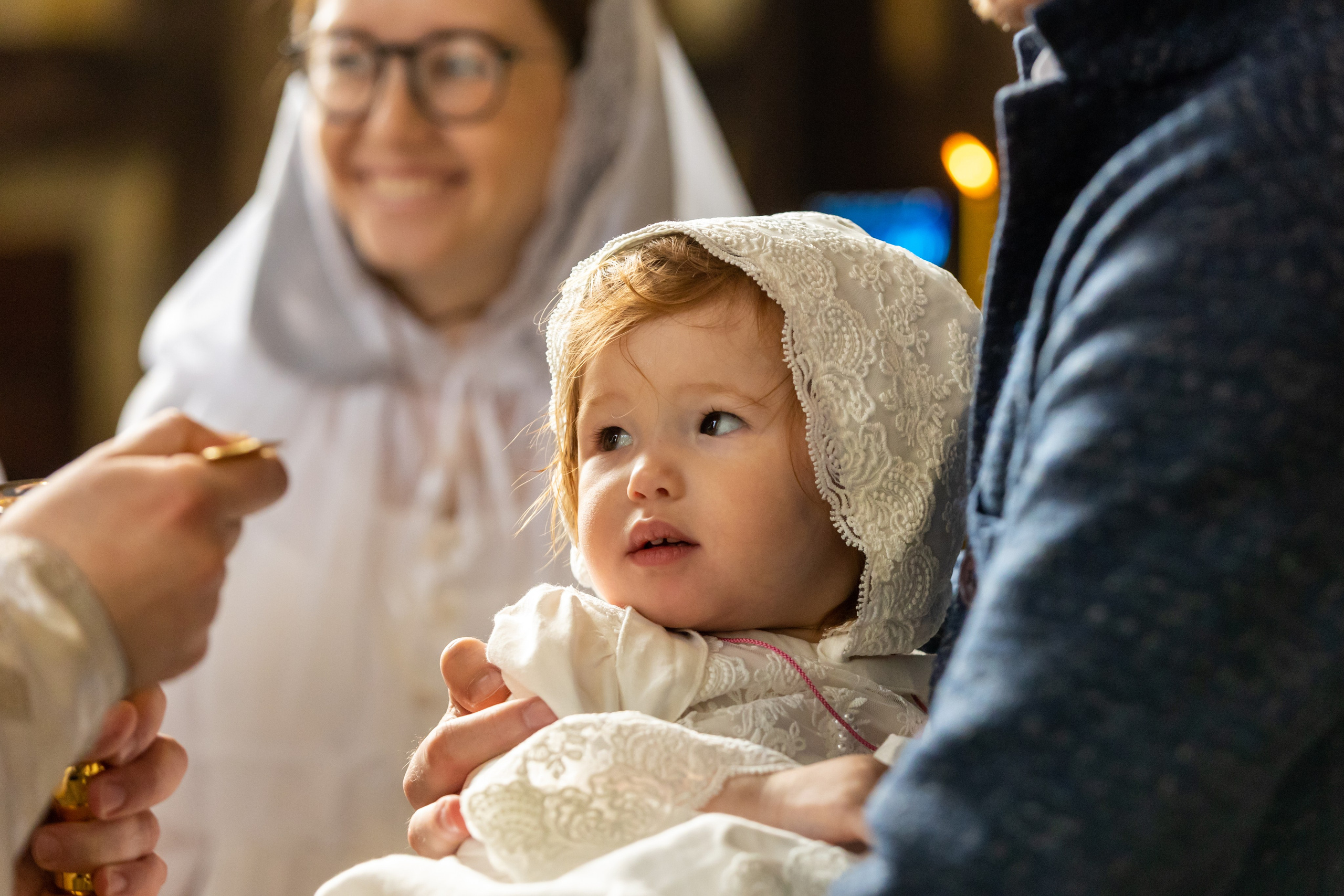 Таинство крещения. Фотограф новорожденных, семейный фотограф в Санкт-Петербурге