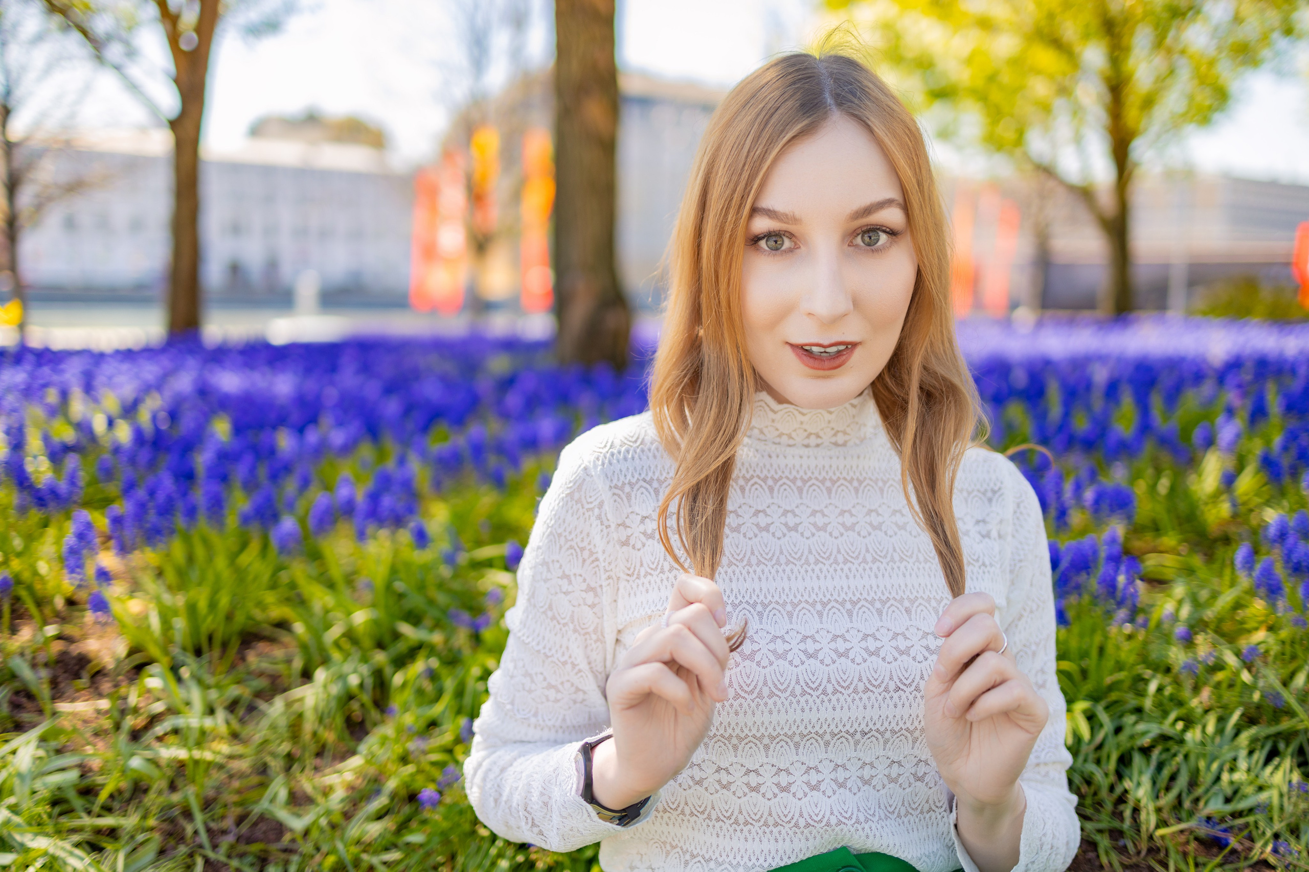Весенняя прогулка с Еленой по Патриаршим. Репортажный, семейный и студийный фотограф в Москве Демин Алексей