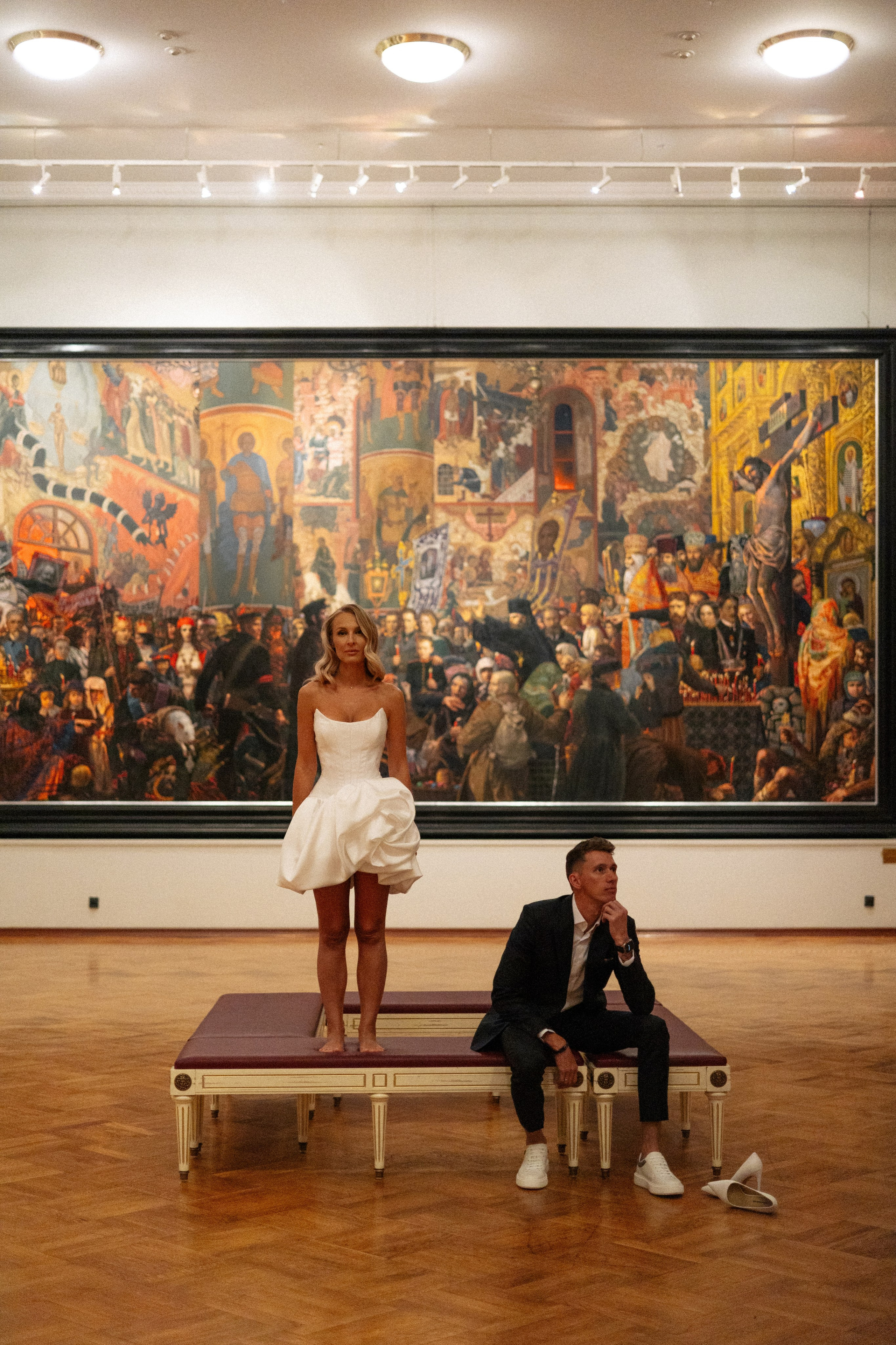 Свадьба в картинной галерее