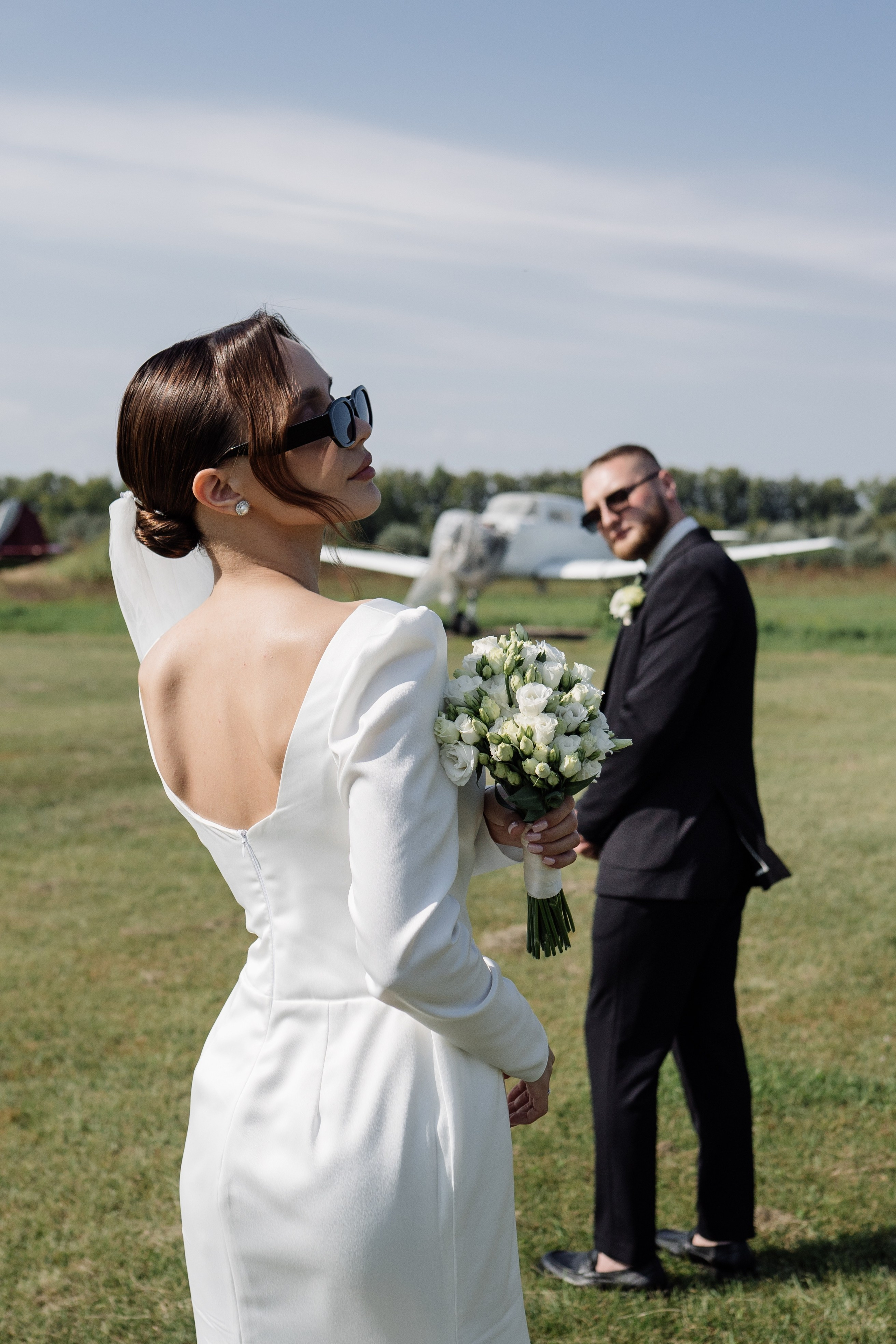 Аэродром. Свадебный фотограф Тольятти Москва Адамова Виктория