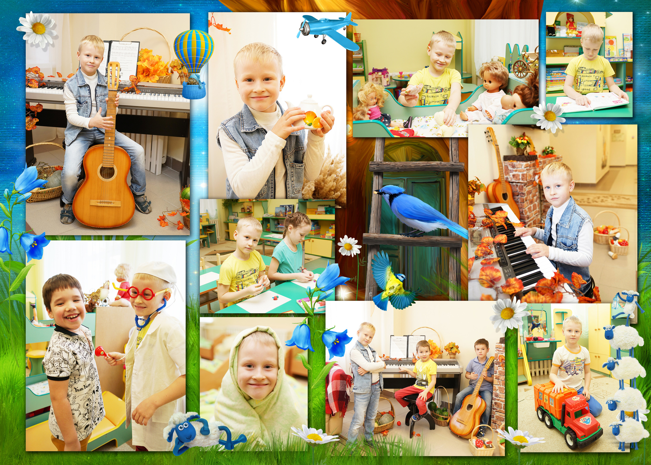 Барашки. 20*30. 9 разворотов. 4 выезда. Фотокниги и фотоальбомы в Казани от Ольги Игнатьевой