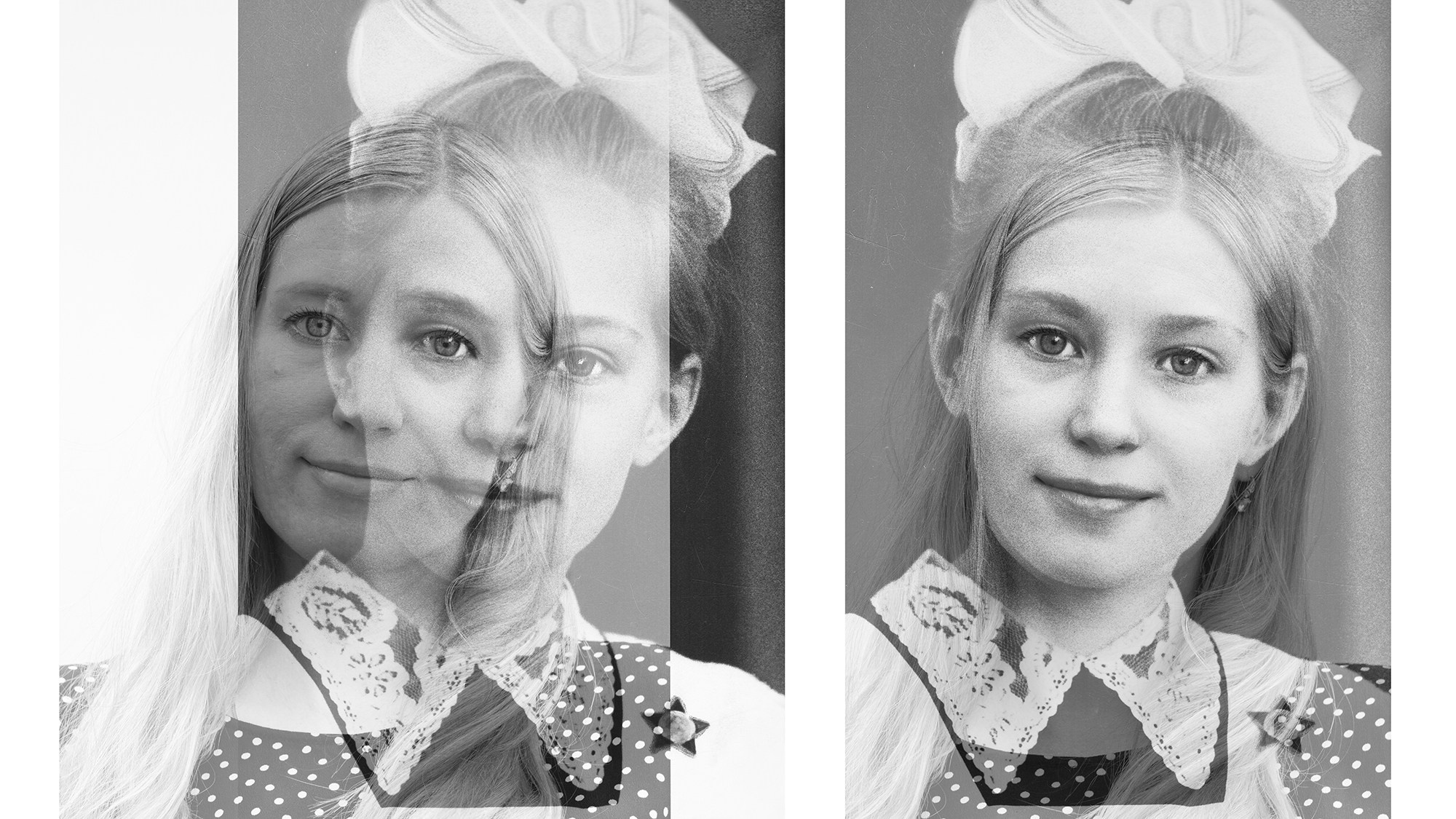 Марина. 7 лет и 40 лет. "Мне всегда казалось, что всё ещё впереди! В 40 лет я осознала, что время очень быстротечно! Каждый прожитый день - это и есть моя жизнь, моя история! Цените время!"