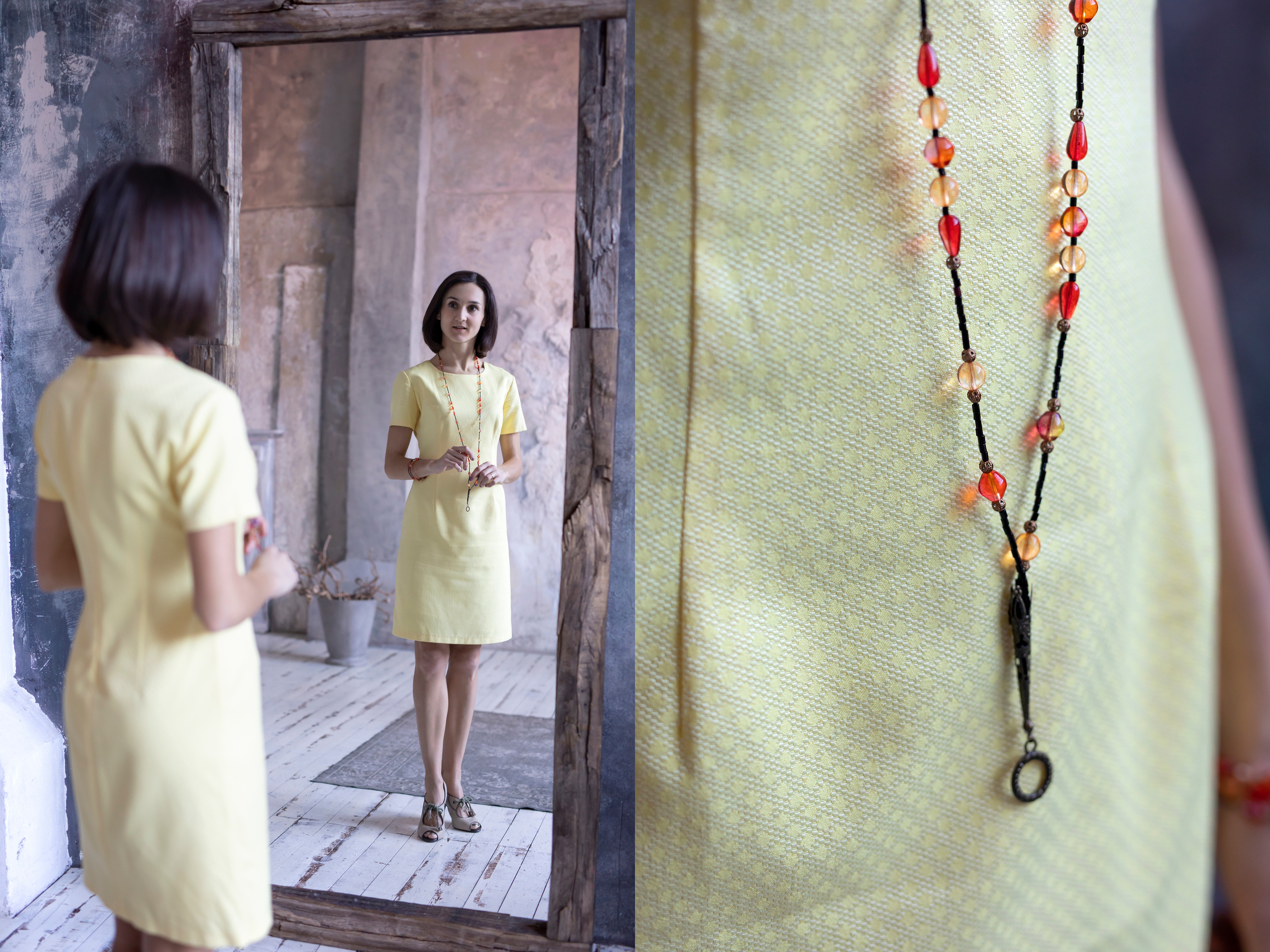 Женя в желтом. Фотограф в Москве Надуева Татьяна. Женский портрет, детский портрет, с