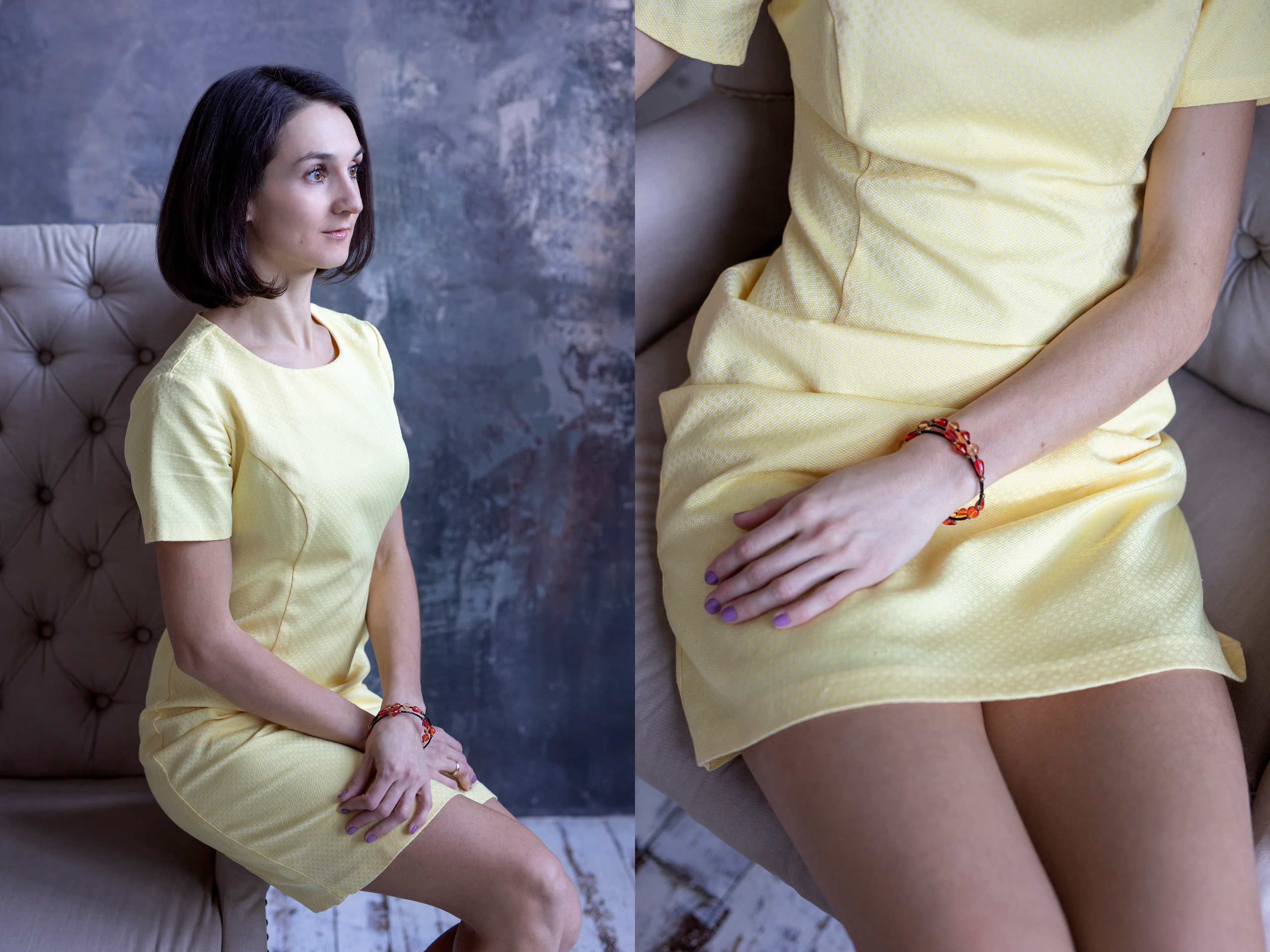 Женя в желтом. Фотограф в Москве Надуева Татьяна. Женский портрет, детский портрет, с