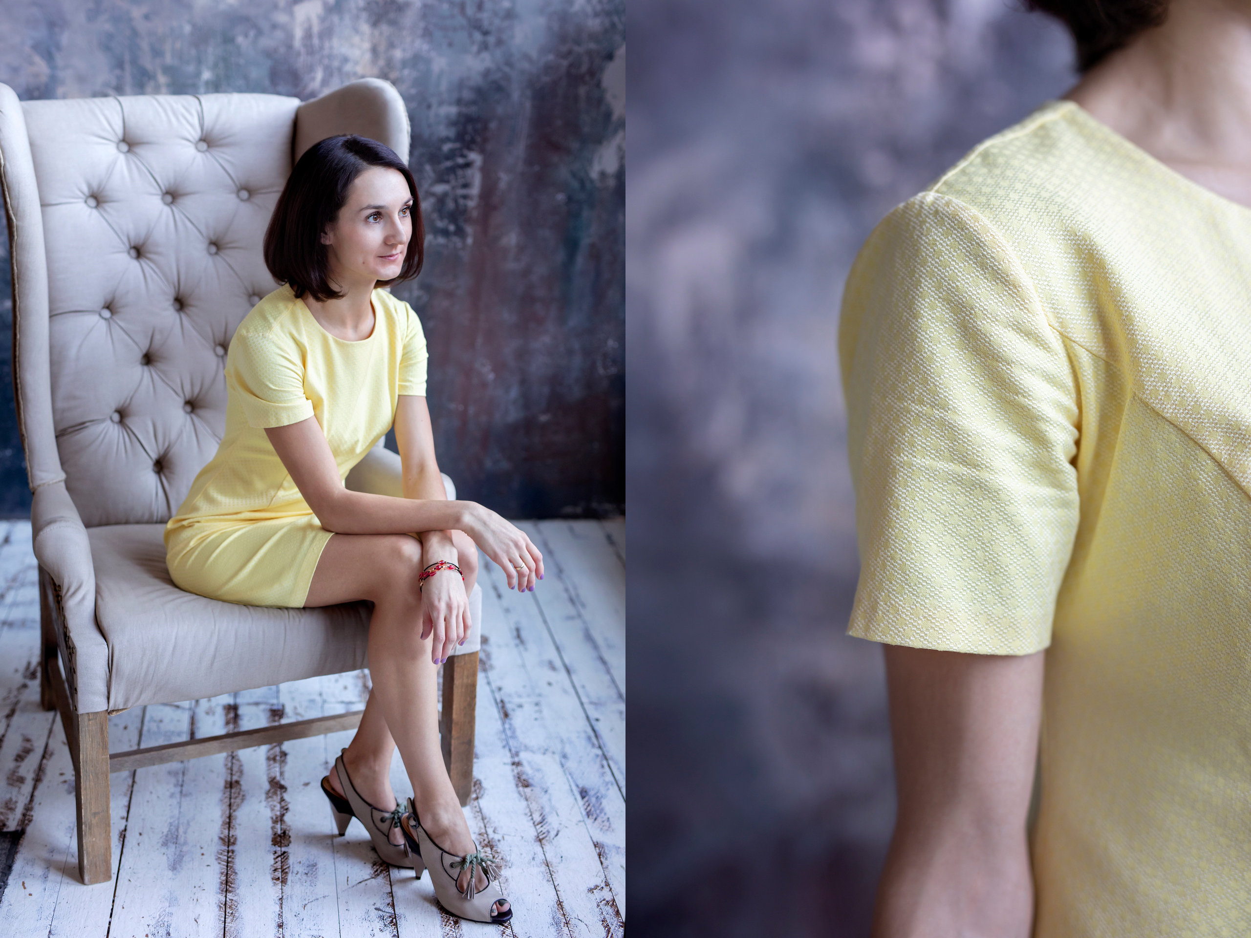 Женя в желтом. Фотограф в Москве Надуева Татьяна. Женский портрет, детский портрет, с