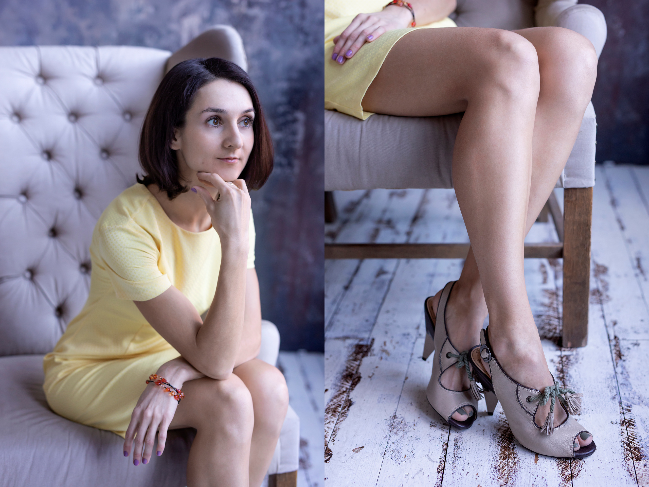 Женя в желтом. Фотограф в Москве Надуева Татьяна. Женский портрет, детский портрет, с