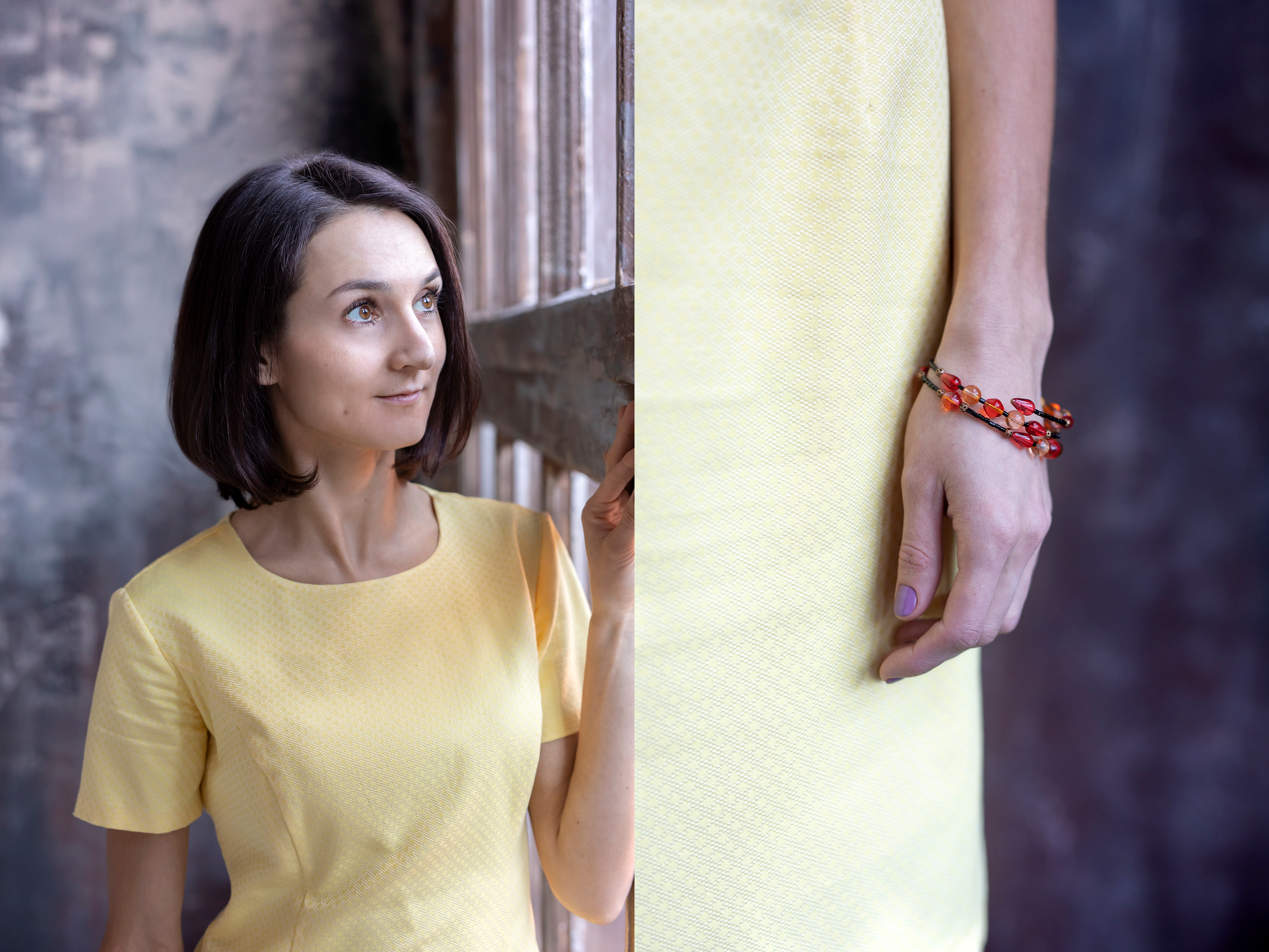 Женя в желтом. Фотограф в Москве Надуева Татьяна. Женский портрет, детский портрет, с