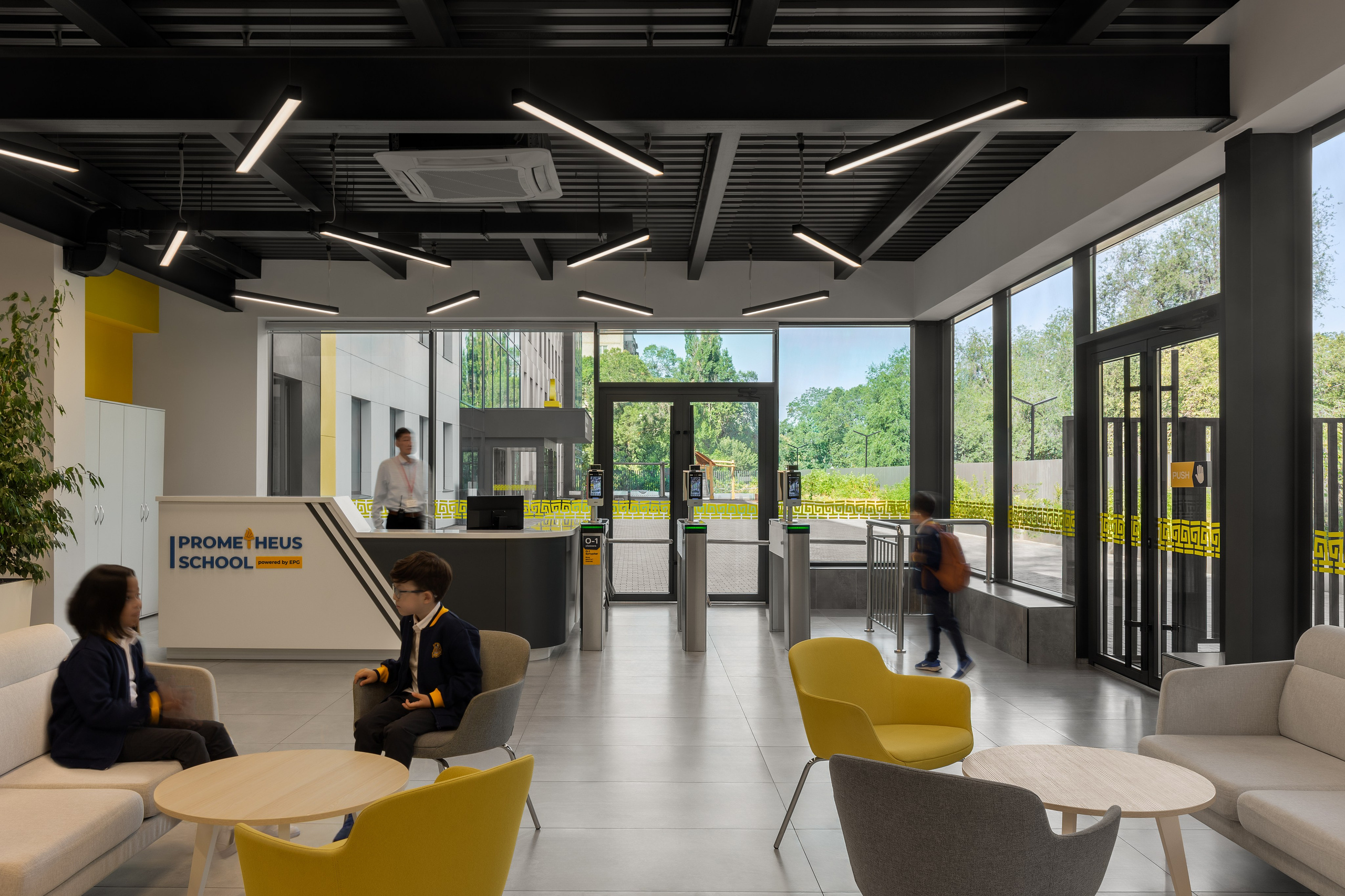 RS Group — Prometheus School. Roman Yakunin — interior photographer in Almaty, Kazakhstan