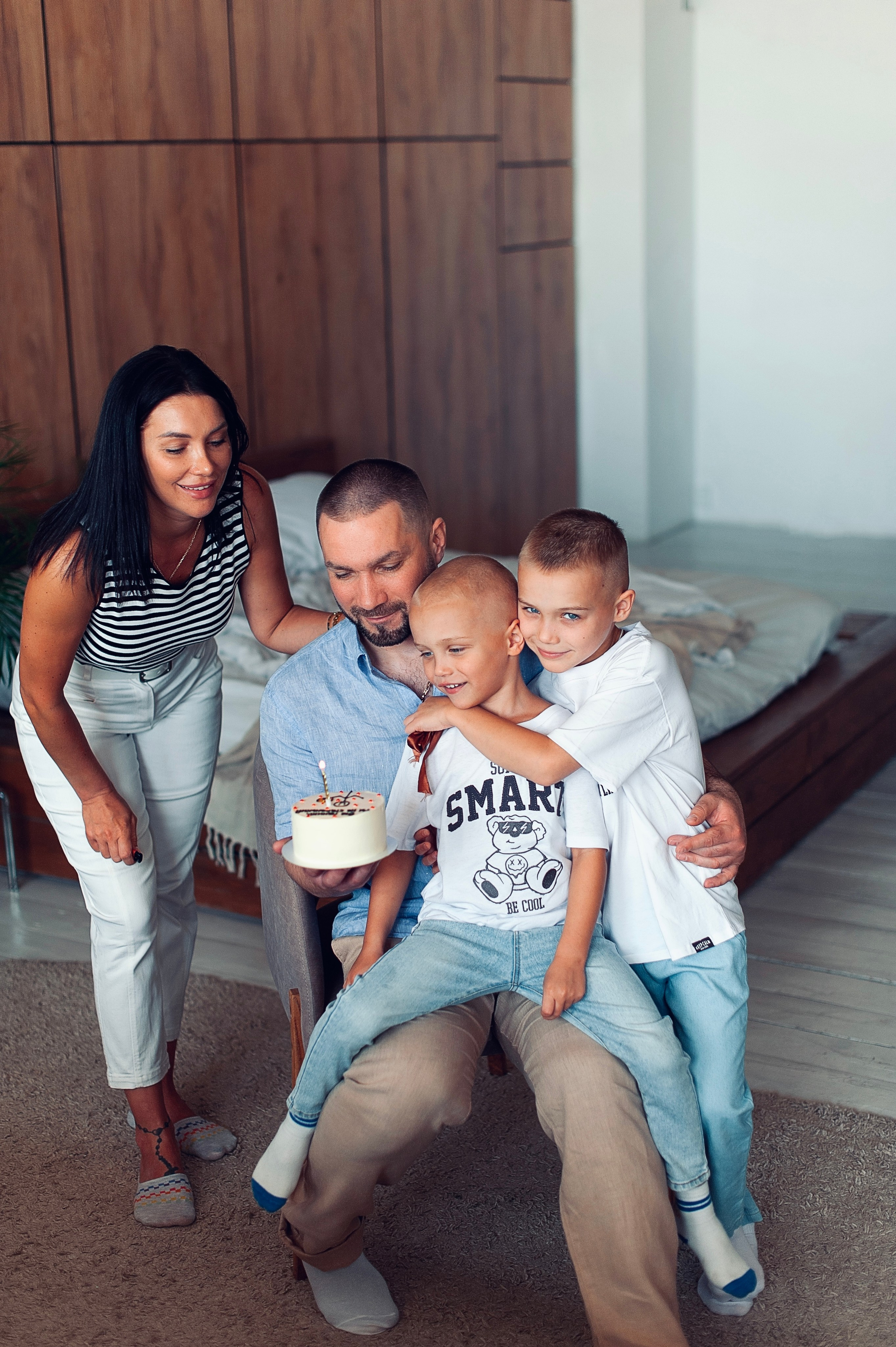 Папин день рождения. Семейный и детский фотограф в Казани Виктория Мерхи