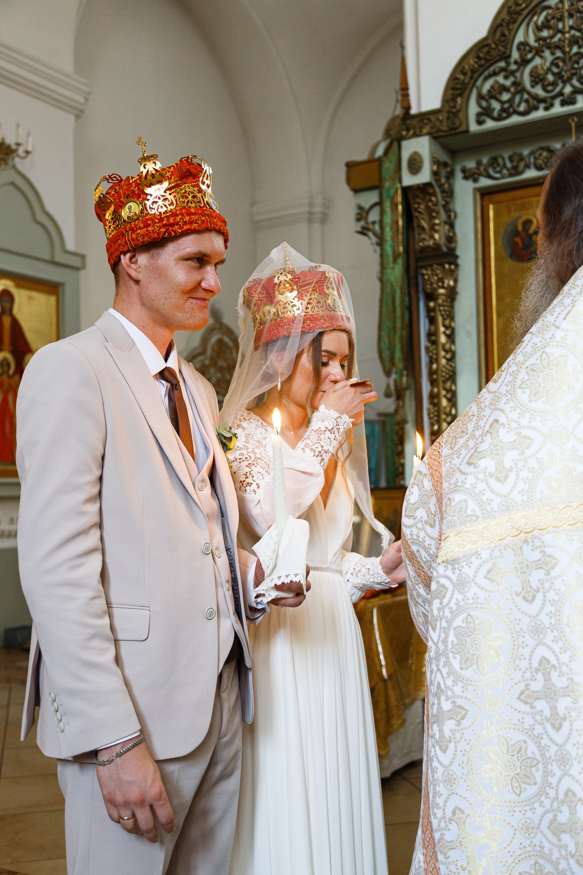Венчание в храме Живоначальной Троицы на Шаболовке