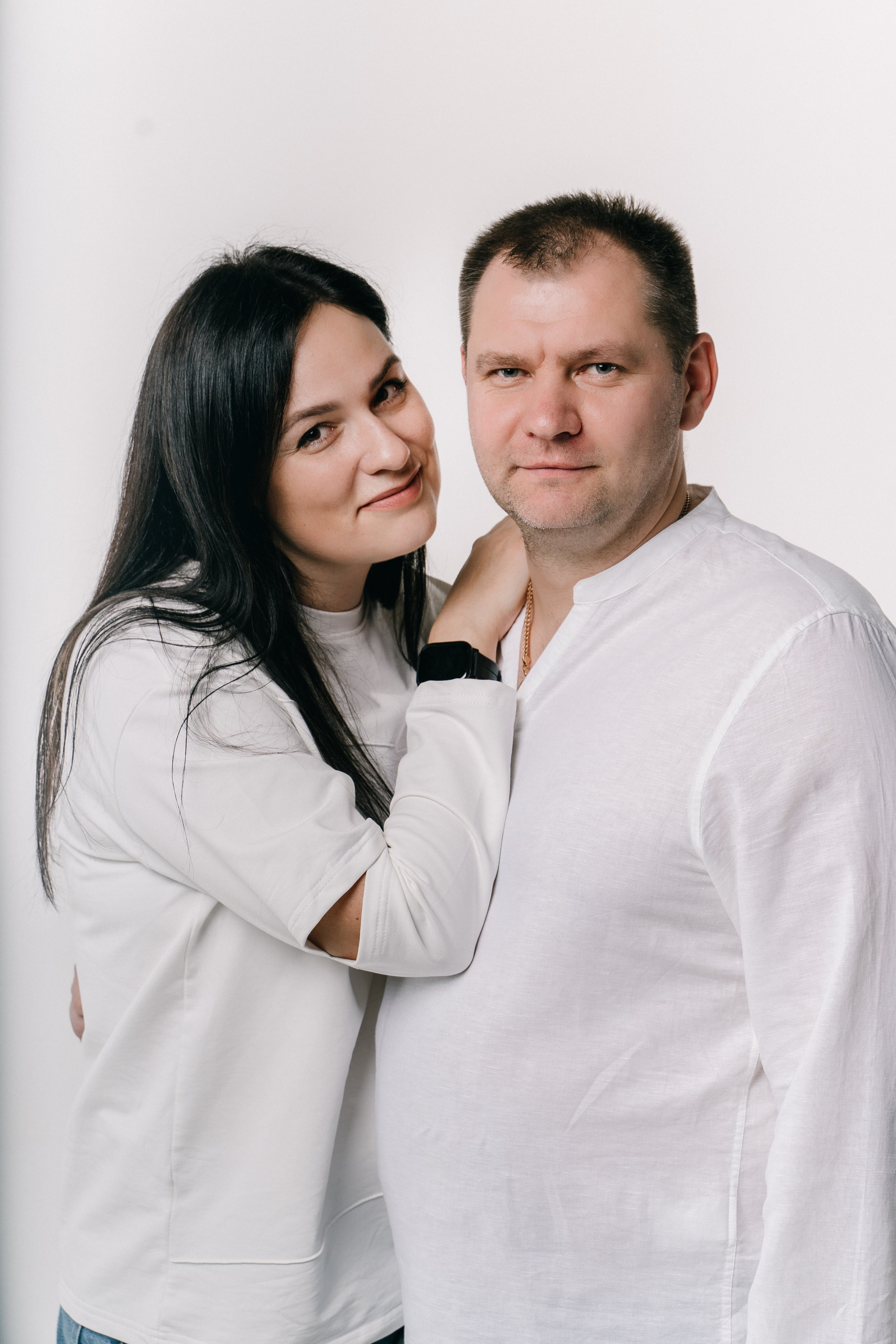 Студийная семейная фотосессия. Фотограф Сергей Логинов