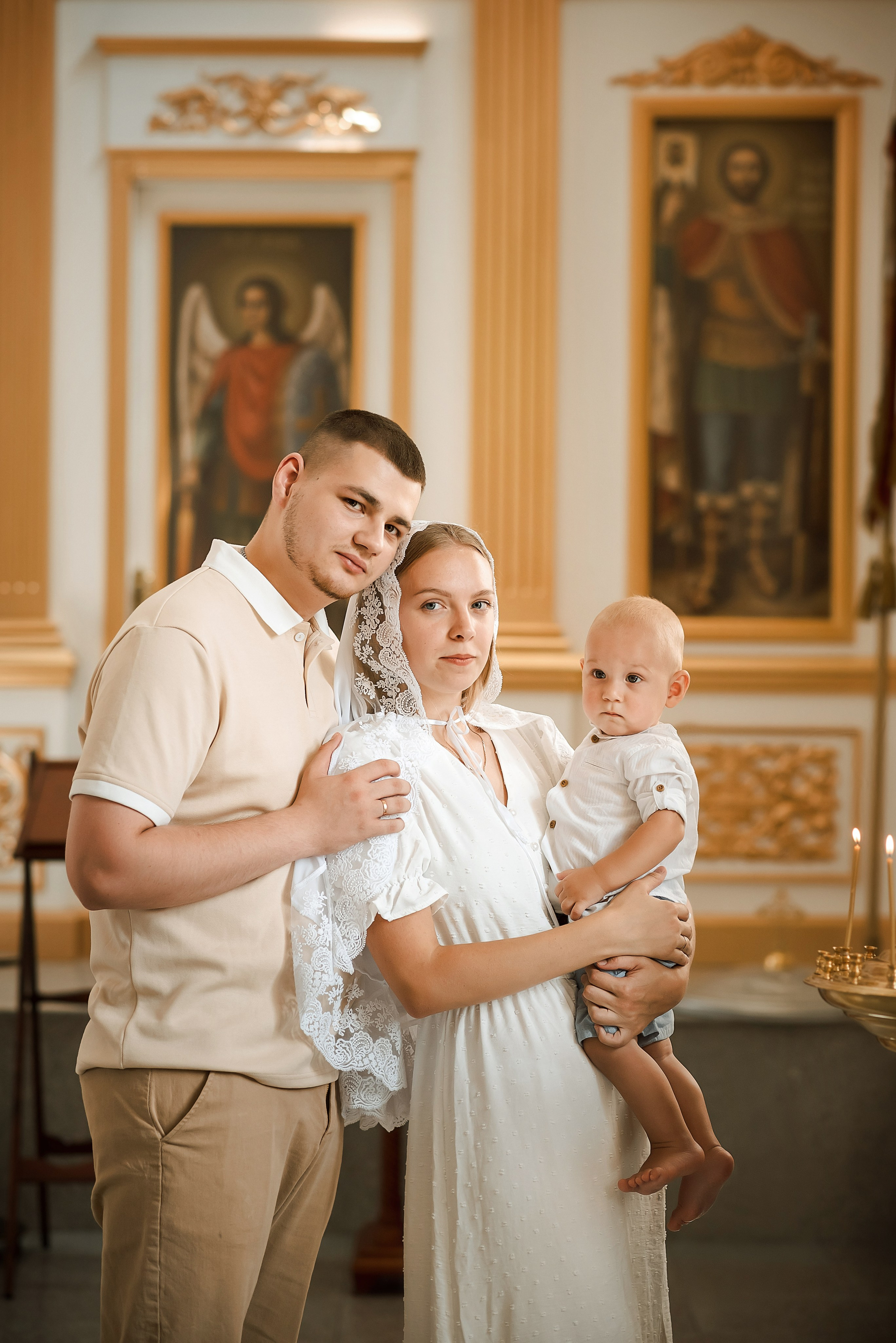 Крещение Дмитрияв Храме Иоанна Крондштатского. Семейный фотограф в Ростове-на-Дону Татьяна Литвинова