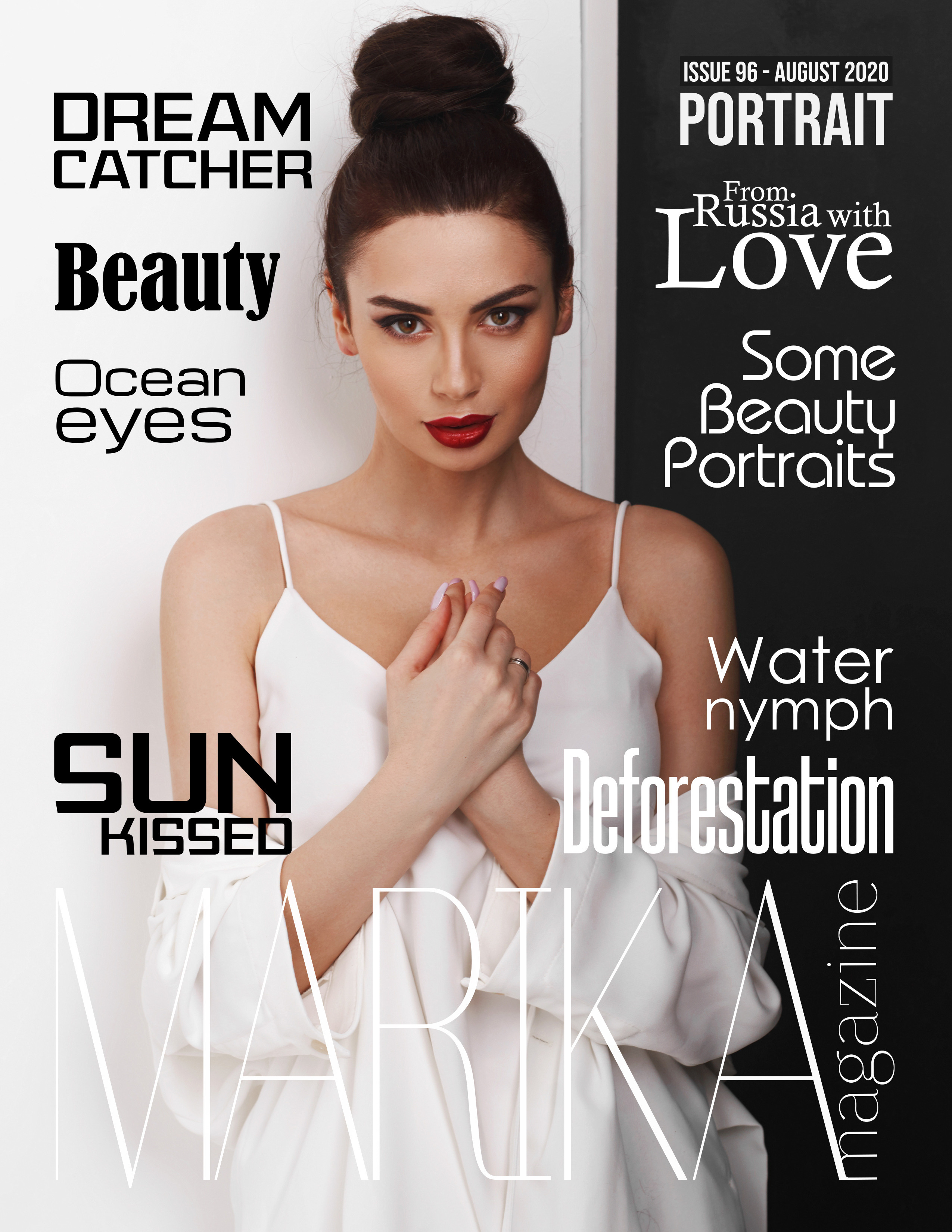 Обложка для журнала MARIKA