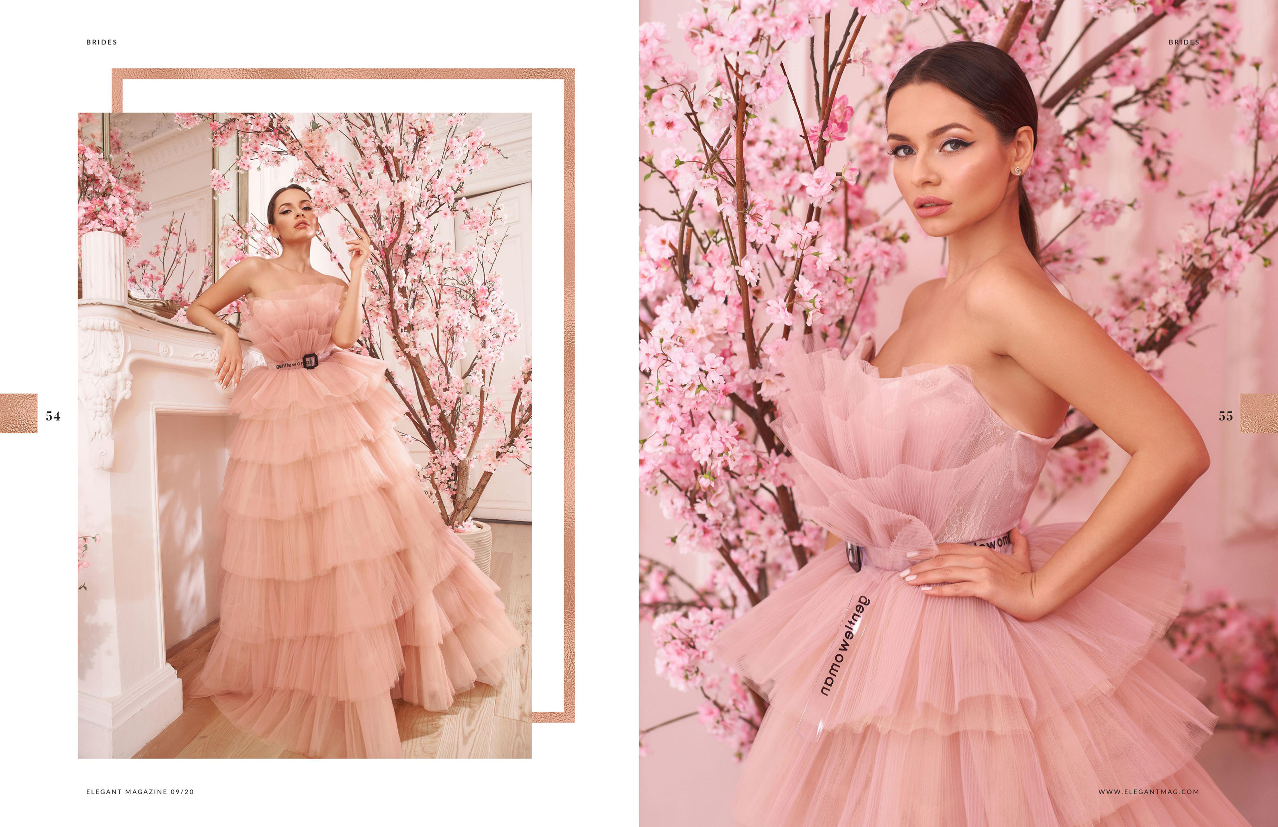 Публикация в фэшн журнале Elegant