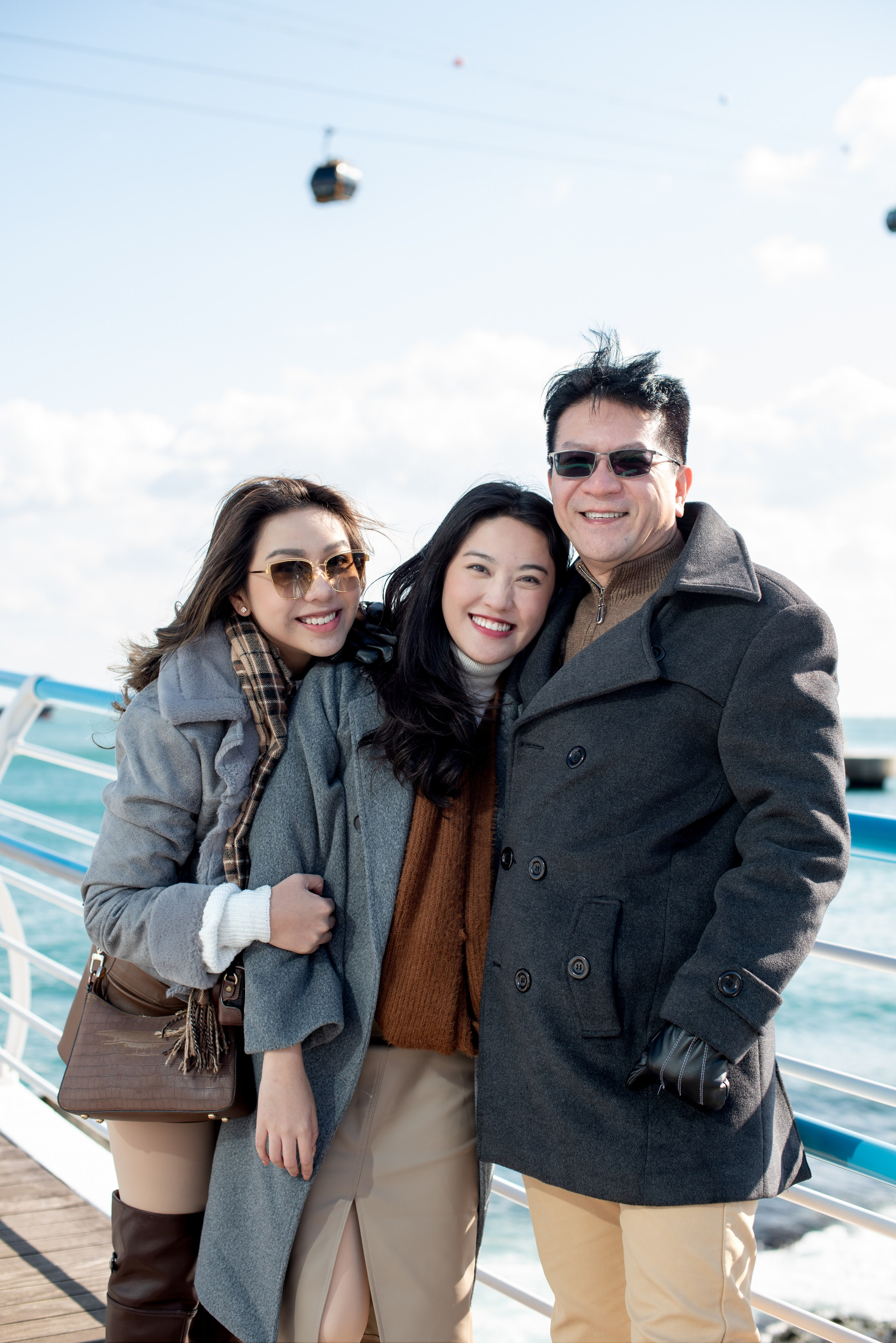Family photoset on Songdo beach in Busan. Busan photographer | Фотограф Пусан