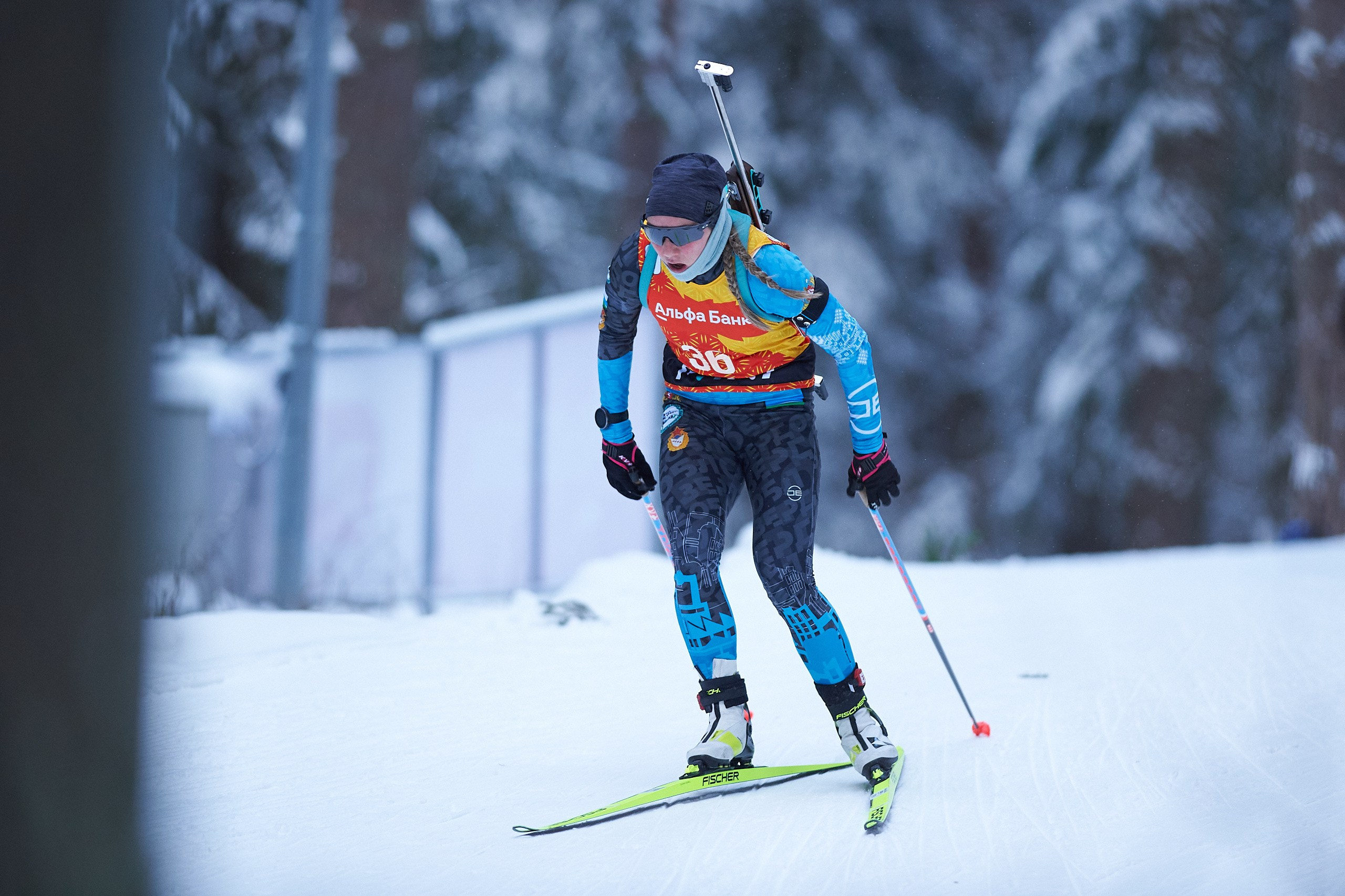 Ижевская Винтовка 55. Спринт. Женщины. Спортивный репортажный фотограф в Ижевске Сергей Мерзляков