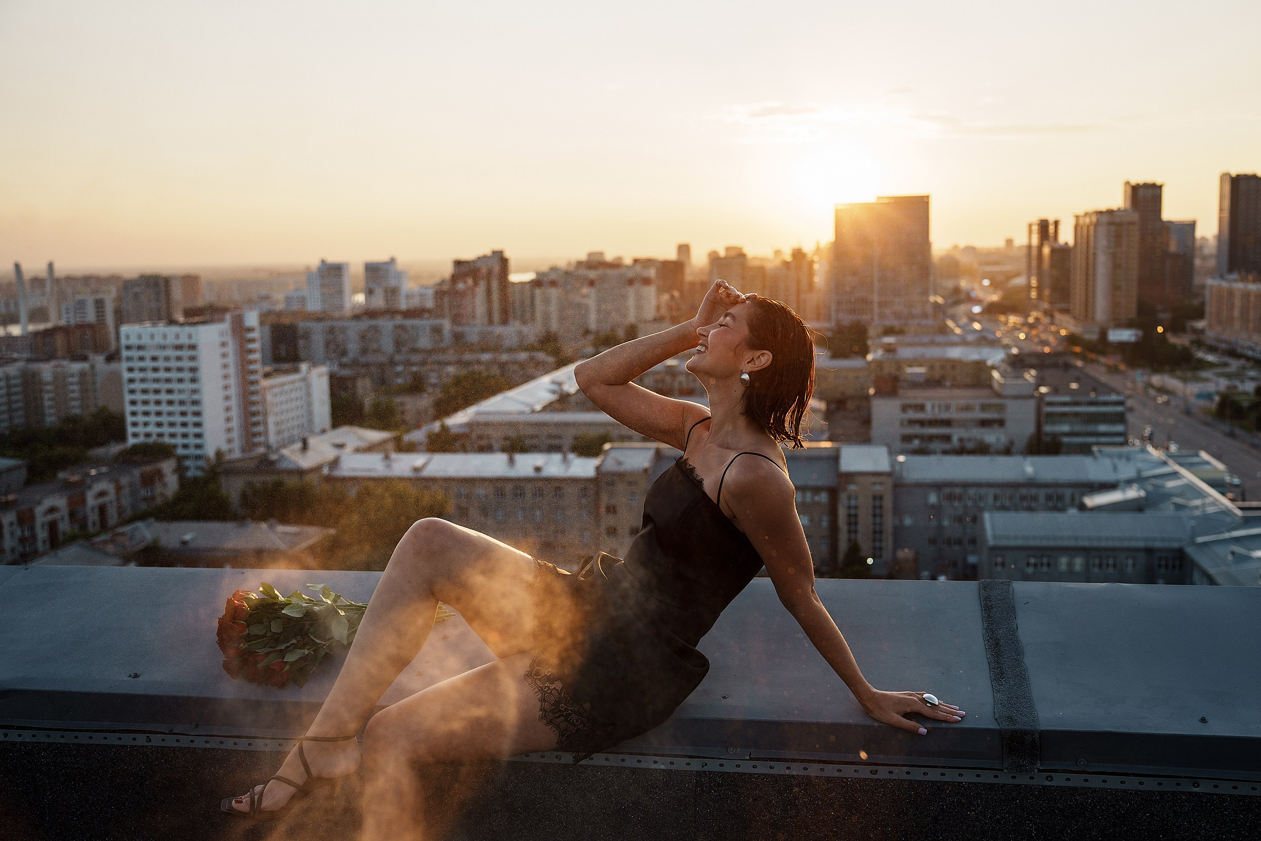 Фотосессия на Крыше Новосибирск. Фотограф Дарья Едапина Новосибирск