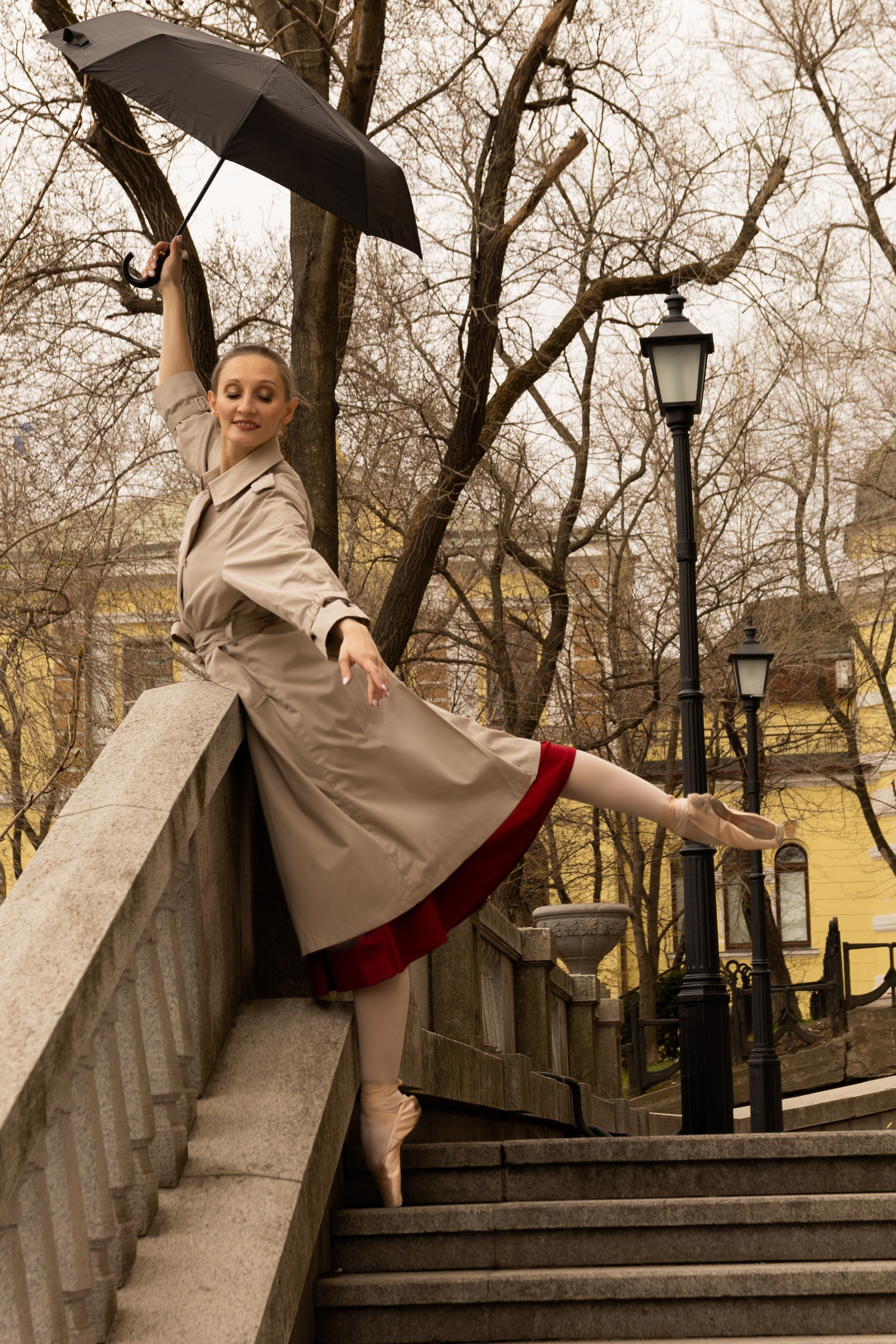 Балерина в городе. Фотограф Владивосток