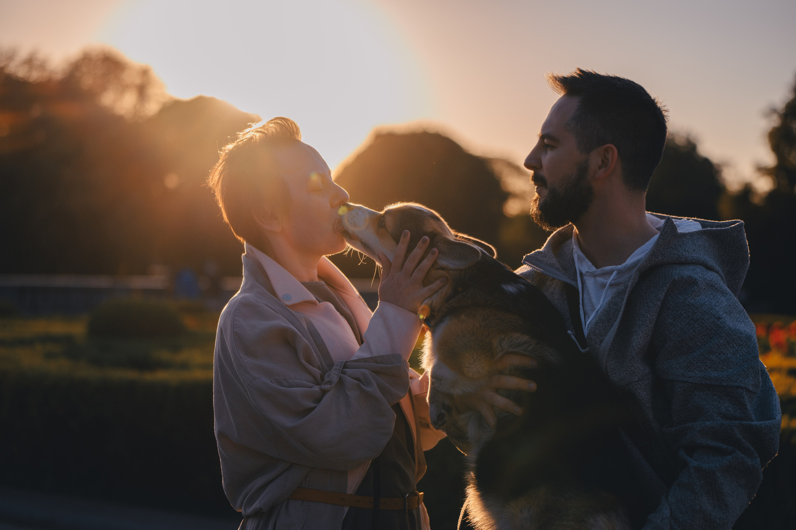 Ева, Леша и Лаванда. Фотограф Анималист в Москве Анастасия Жучкова