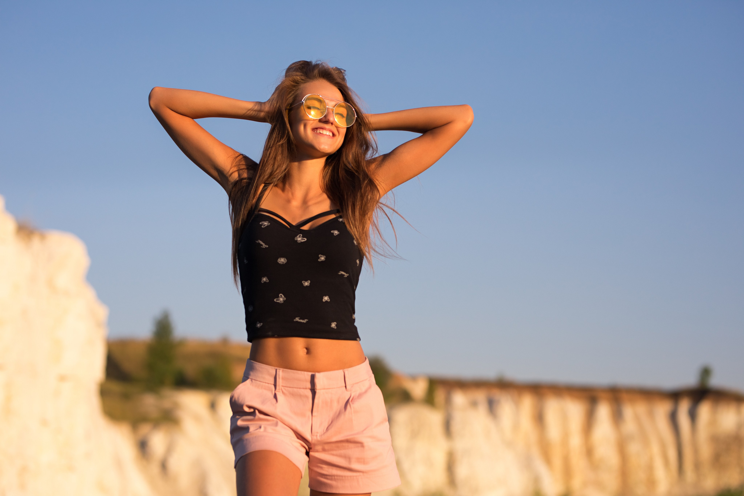 Фотосет у дома культуры в с. Стрелица и в Белом Колодце с Маргаритой для «себя»