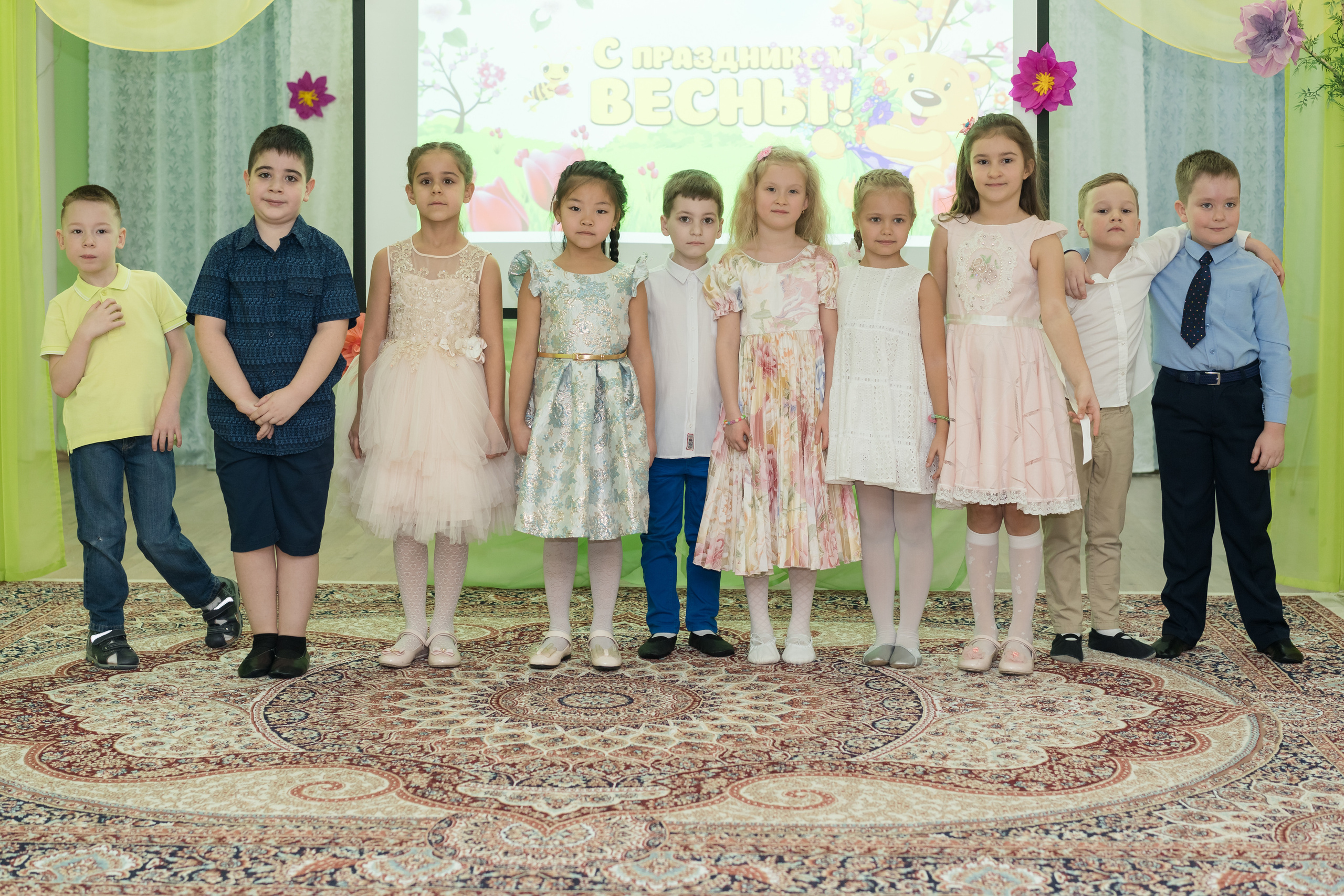детский праздник красноярск, утренник в детском саду красноярск, детский сад, 8 марта