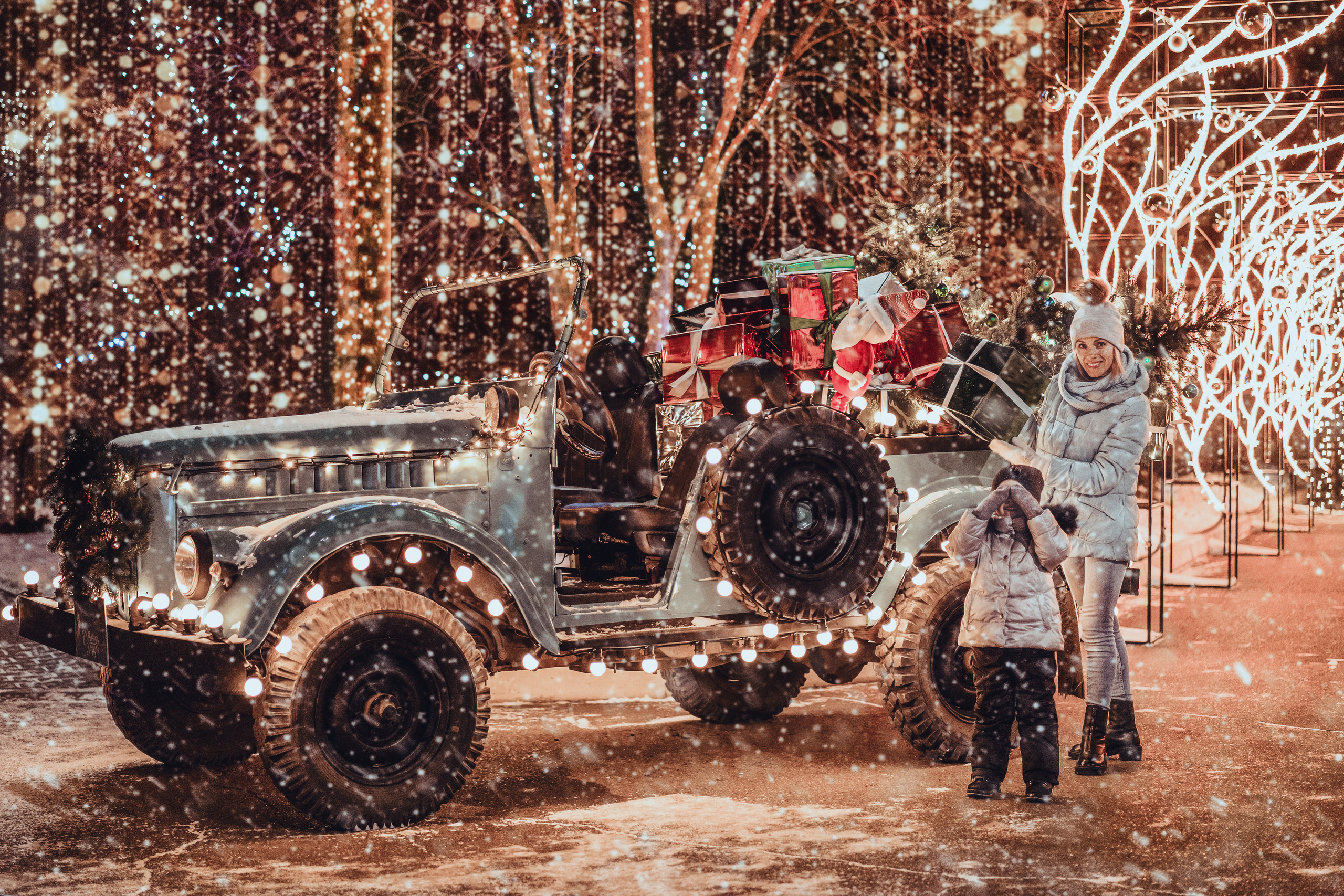 семейная фотосессия, семейный фотограф Красноярск, новогодняя история