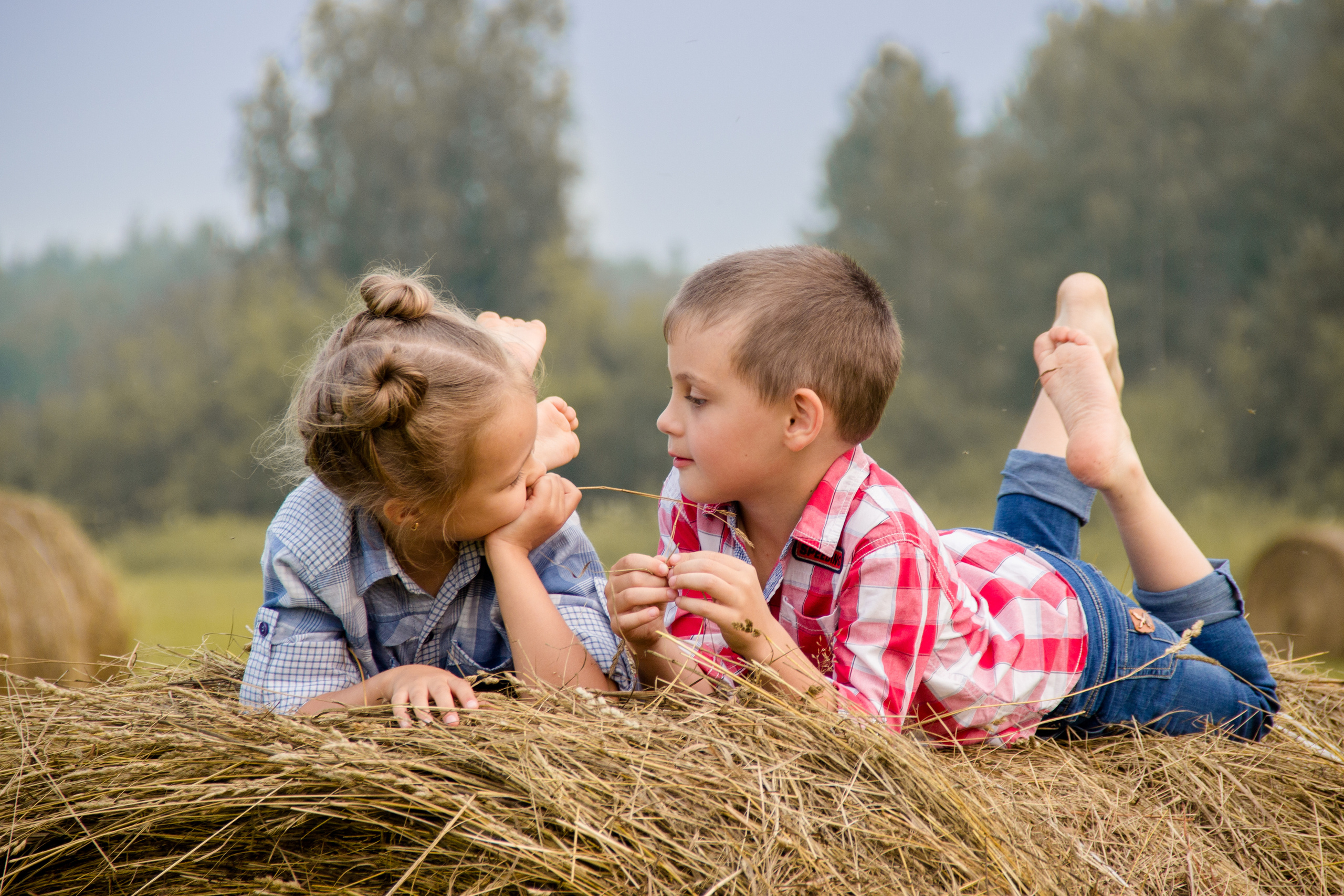 детский фотограф красноярск, детская фотосессия, детская фотосессия на природе, фотосессия на сене