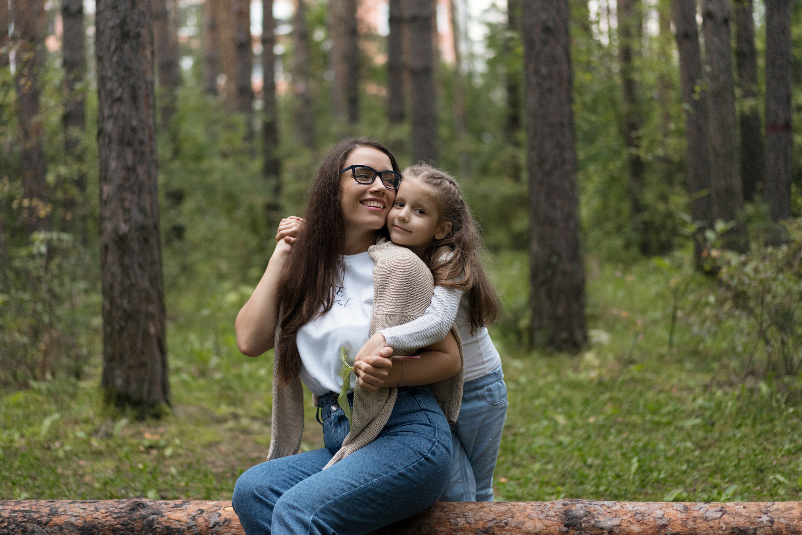 семейная фотосессия, семейный фотограф Красноярск, мама и дочка
