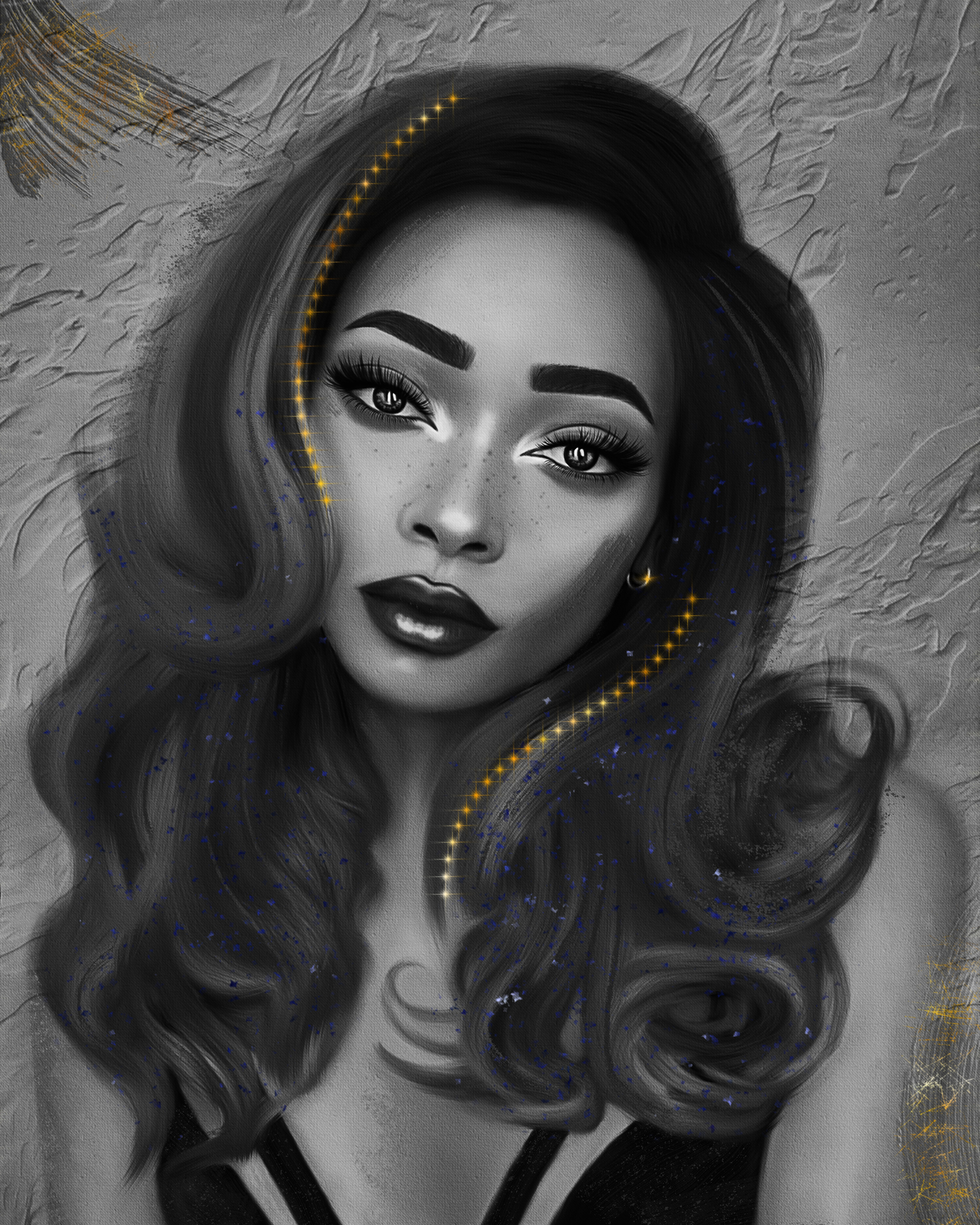 цифровой портрет, цифровая живопись, арт, цифровой коллаж, масляная живопись, портрет, картина маслом, цифровой портрет по фотографии