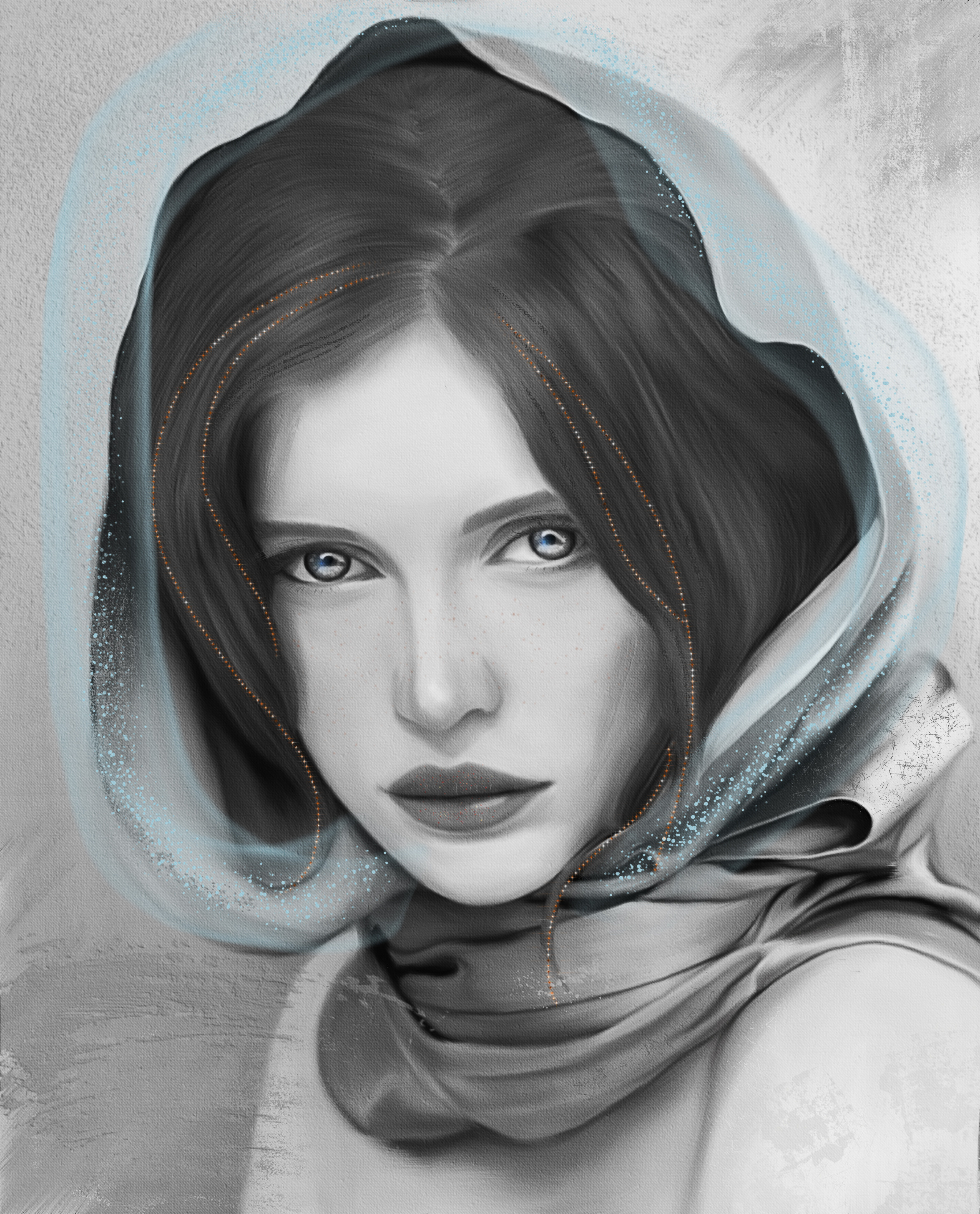 цифровой портрет, цифровая живопись, арт, цифровой коллаж, масляная живопись, портрет, картина маслом, цифровой портрет по фотографии