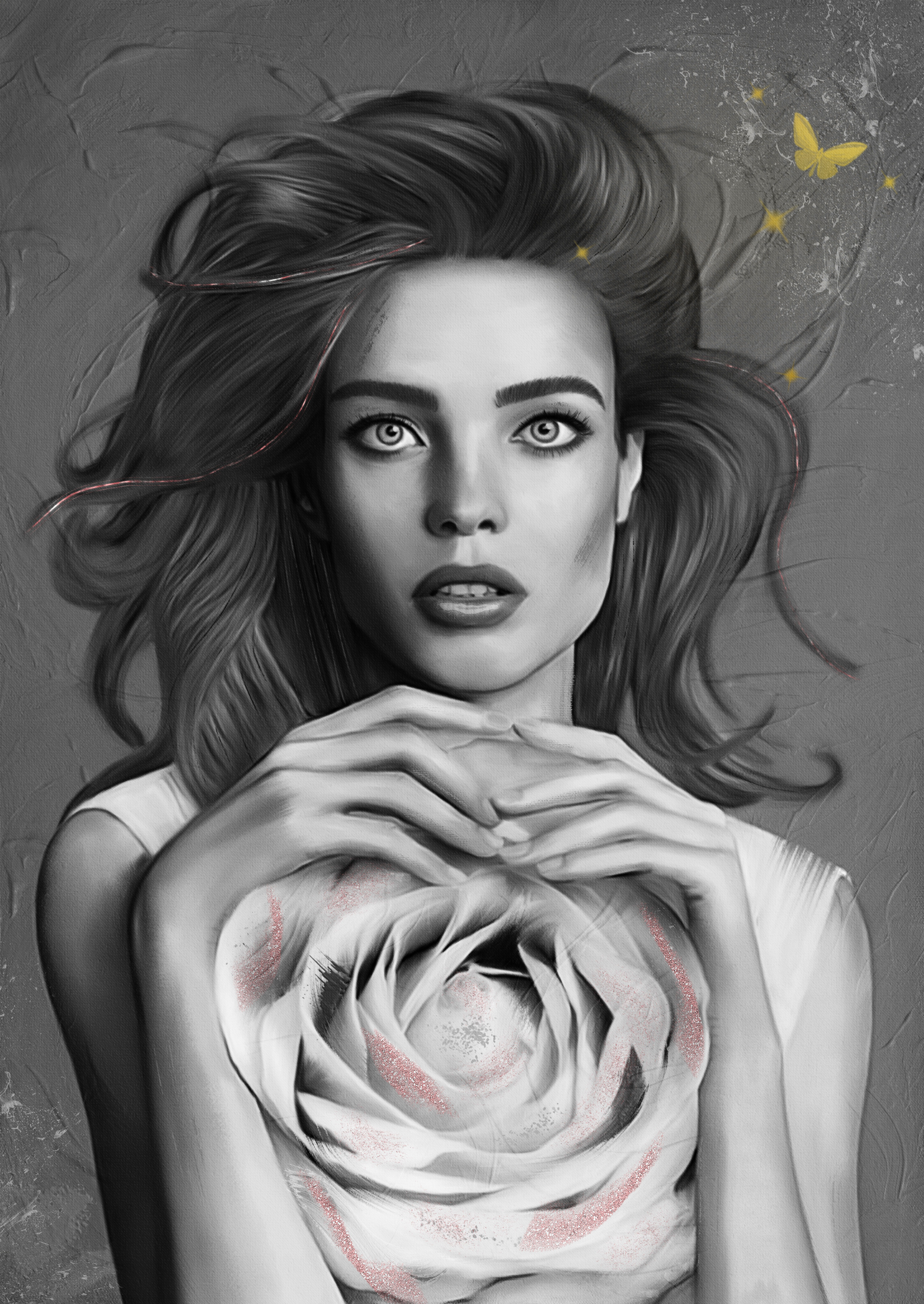 цифровой портрет, цифровая живопись, арт, цифровой коллаж, масляная живопись, портрет, картина маслом, цифровой портрет по фотографии