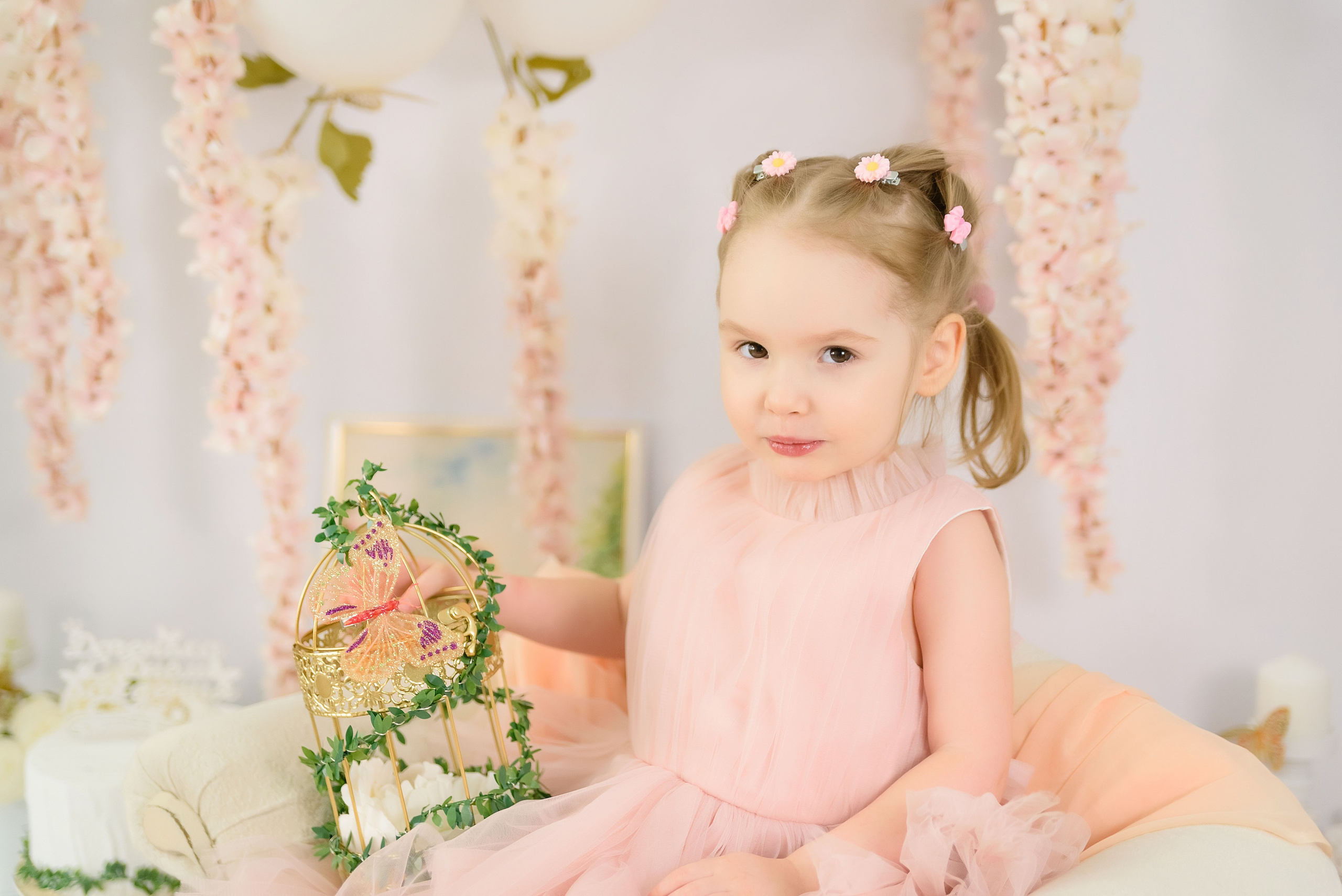 «Бабочки» Ангелине 3 года. Детский Фотограф |Фотограф на годик в Брянске Ирина Романова