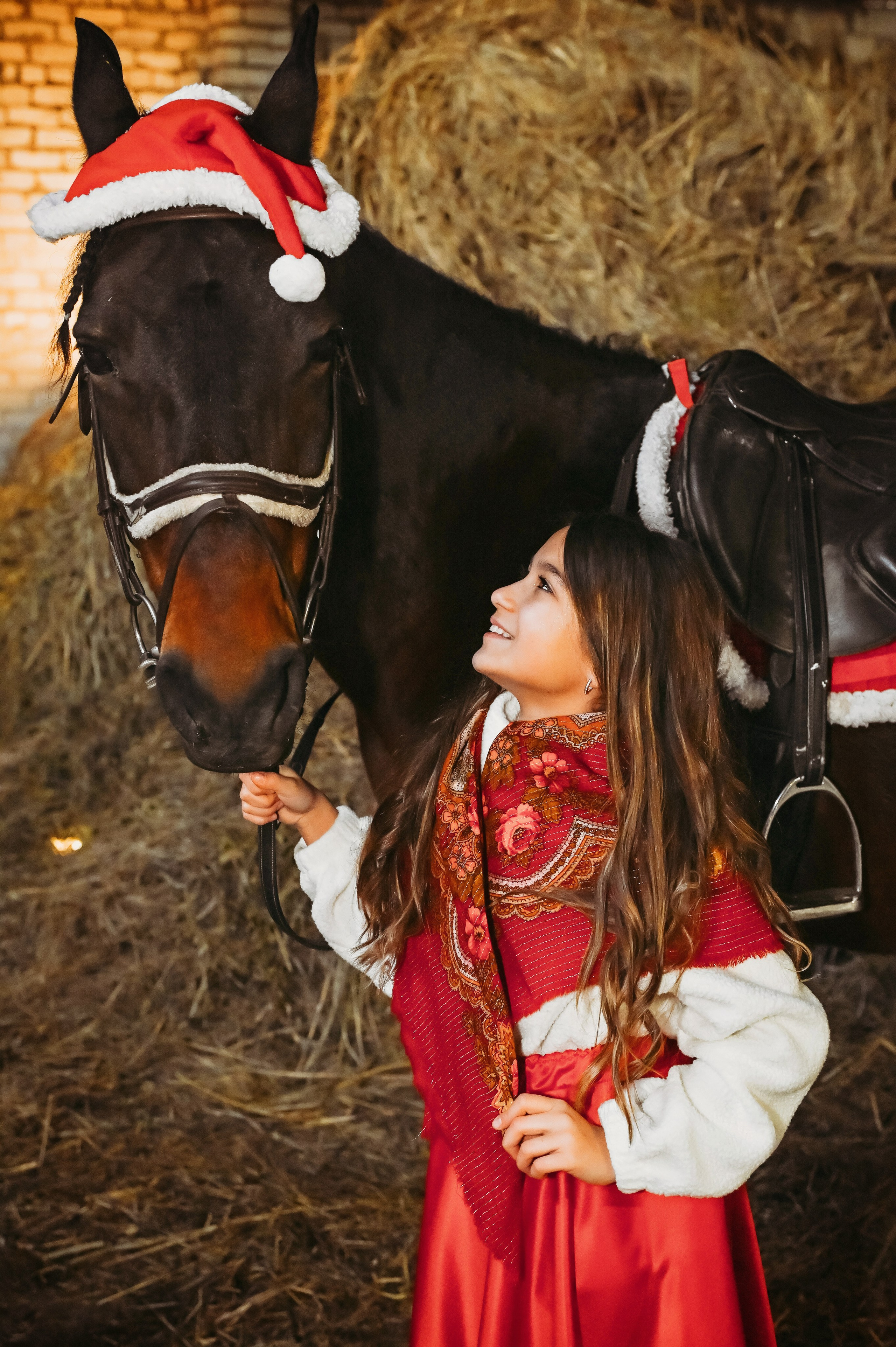 Новогодняя с лошадкой. Детский и семейный фотограф выпускной альбом Приморско-Ахтарск