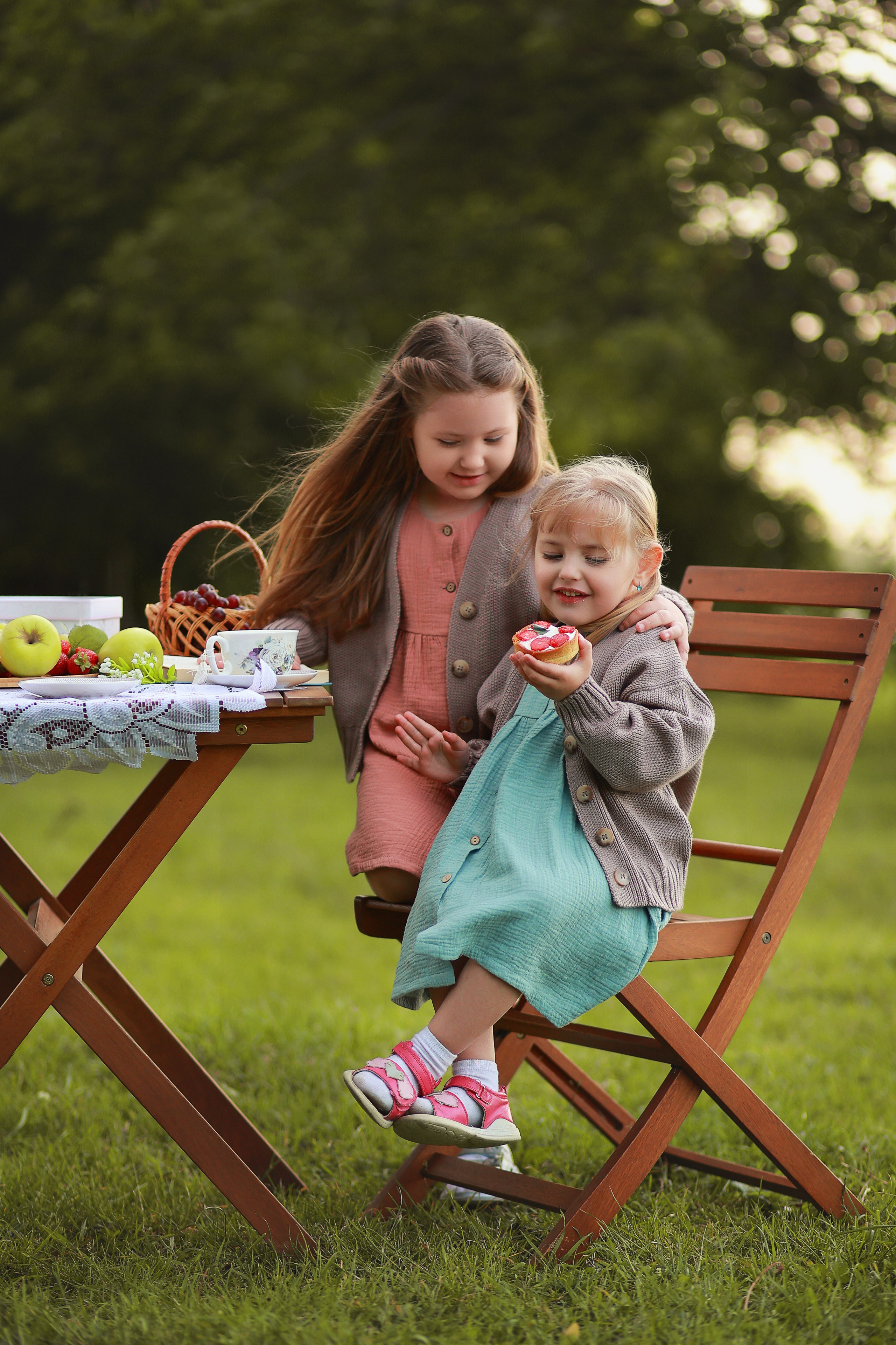 Чаепитие в парке. Детский семейный фотограф Краснодар