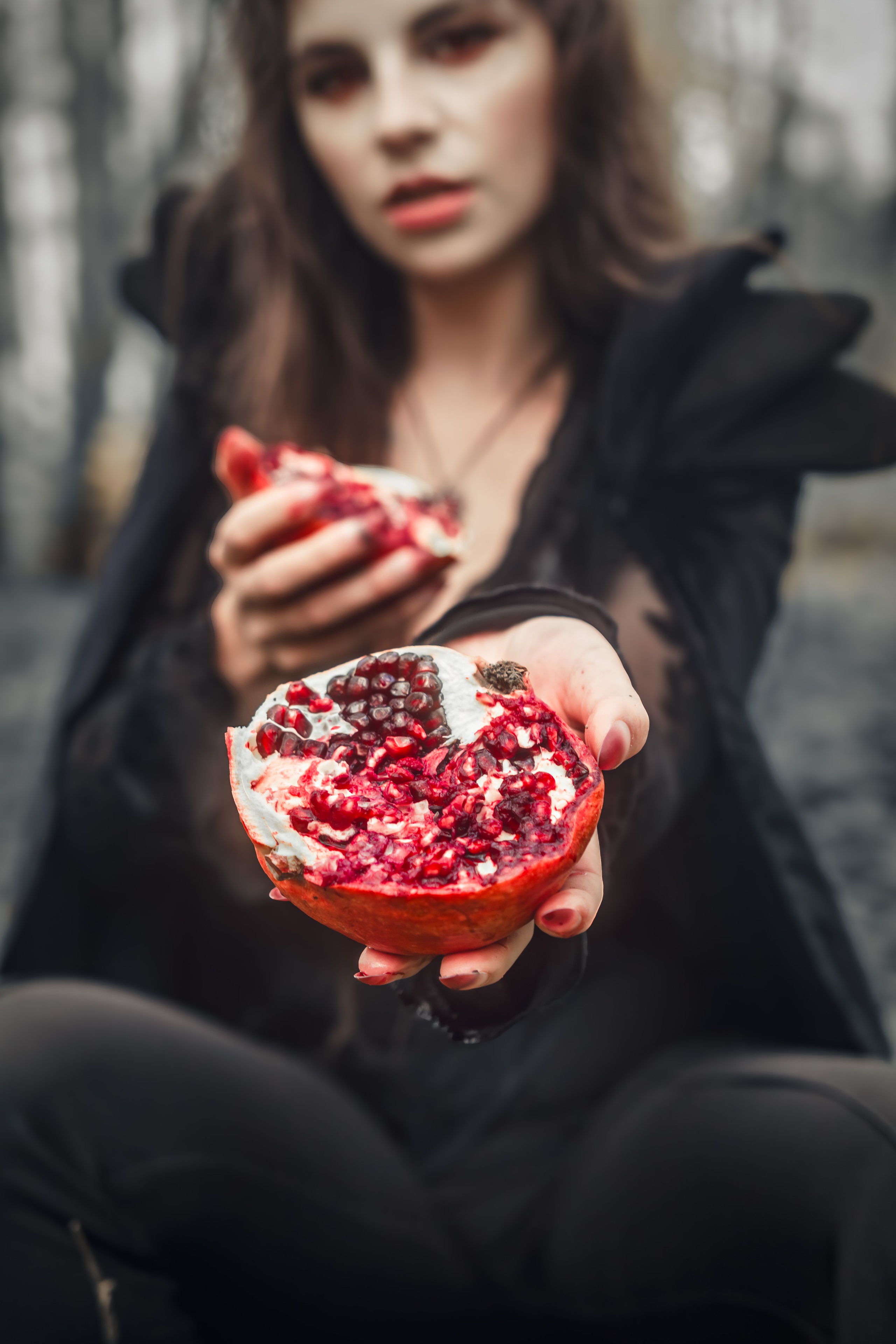 Фотосессия Вампиры в лесу