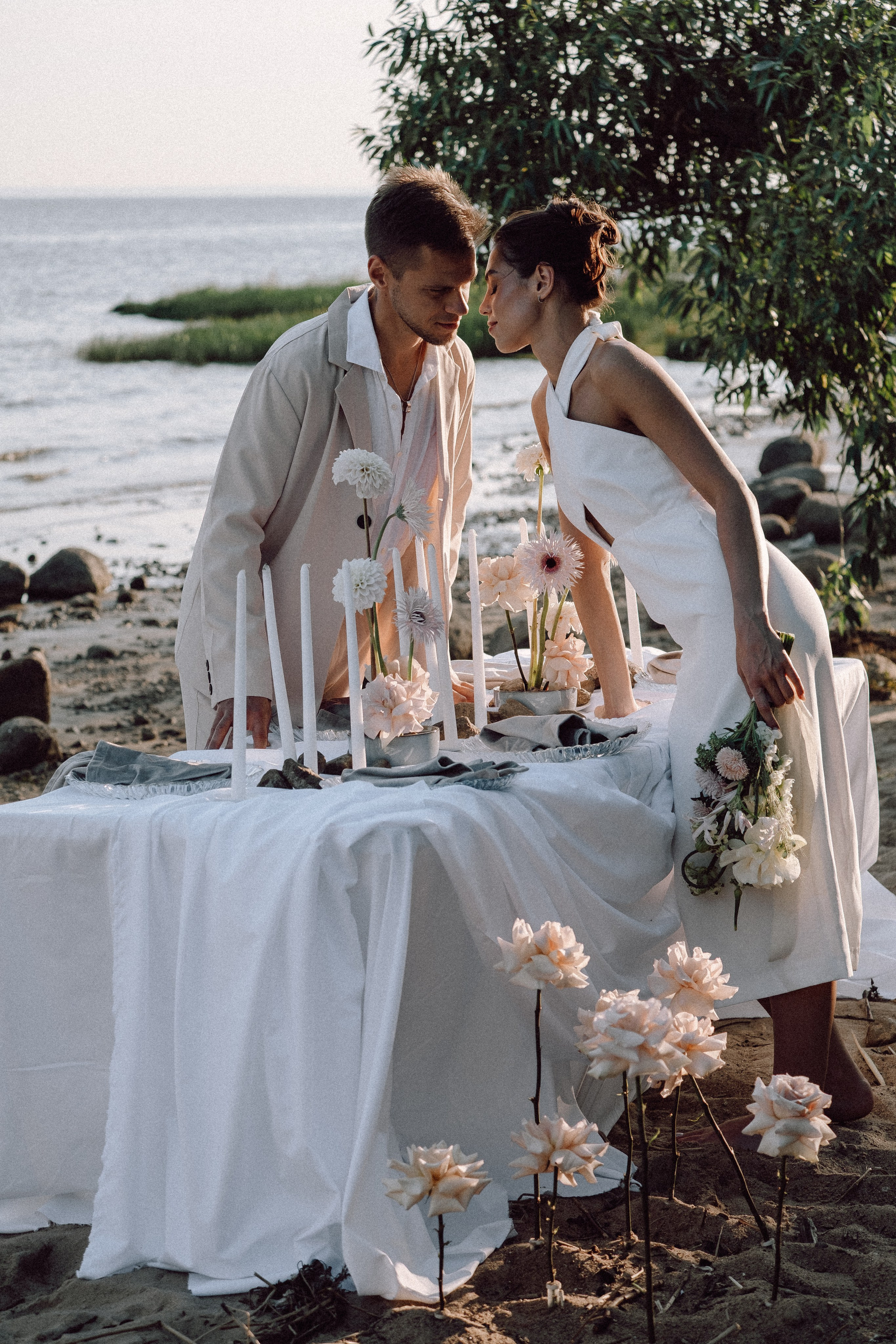 СВАДЕБНАЯ ФОТОСЕССИЯ ВЫЕЗДНОЙ ЦЕРЕМОНИИ (ФИНСКИЙ ЗАЛИВ). Профессиональный фотограф, Санкт-Петербург — Виктория Богомолова