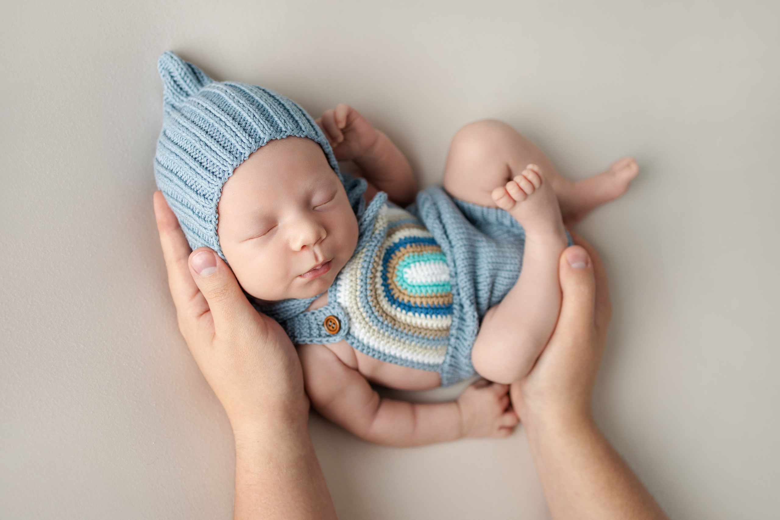 Иван 11 дней. Фотограф новорождённых Newborn Москва